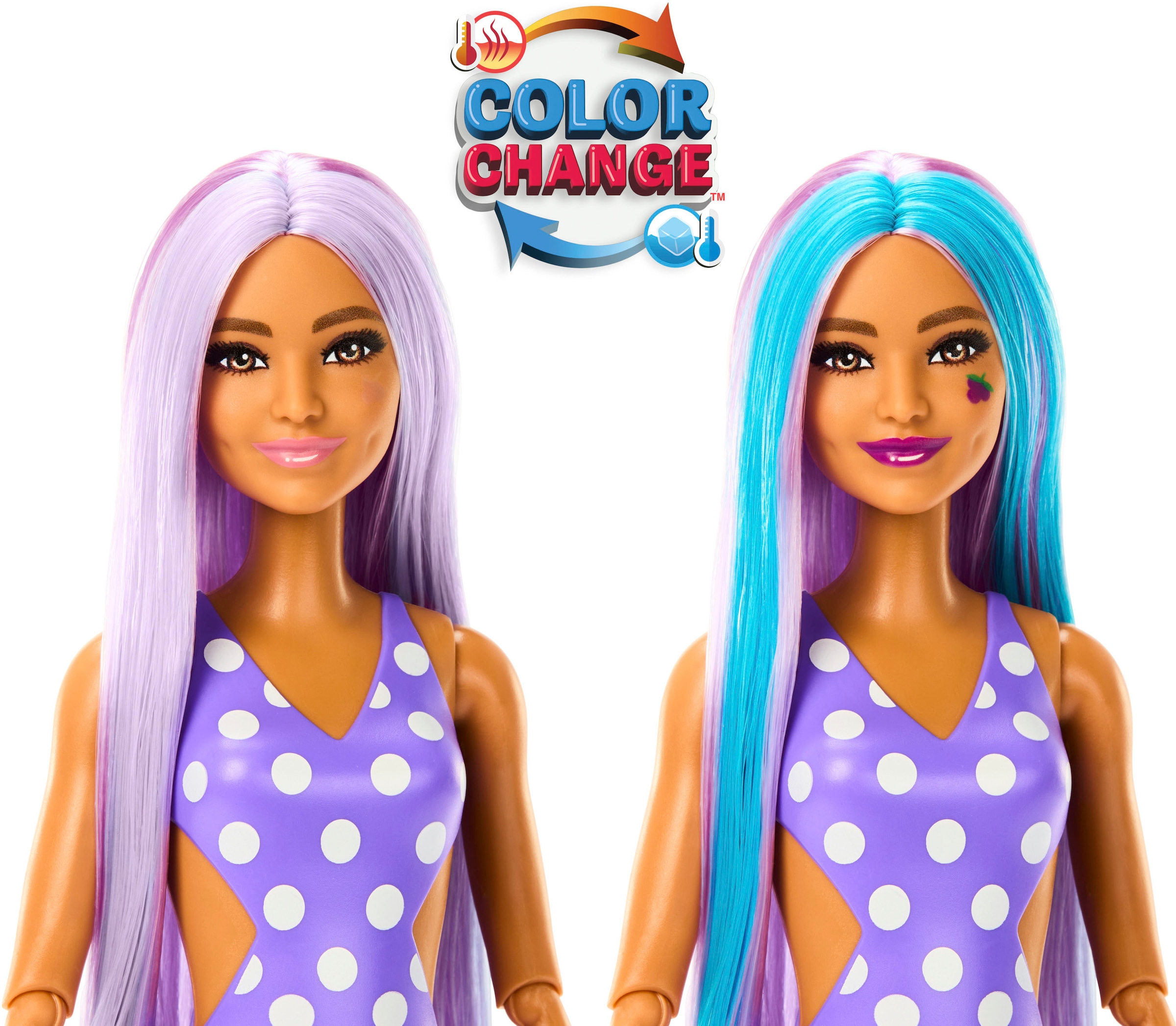 Barbie Anziehpuppe »Pop! Reveal, Fruit, Früchtepunschdesign«, mit Farbwechsel