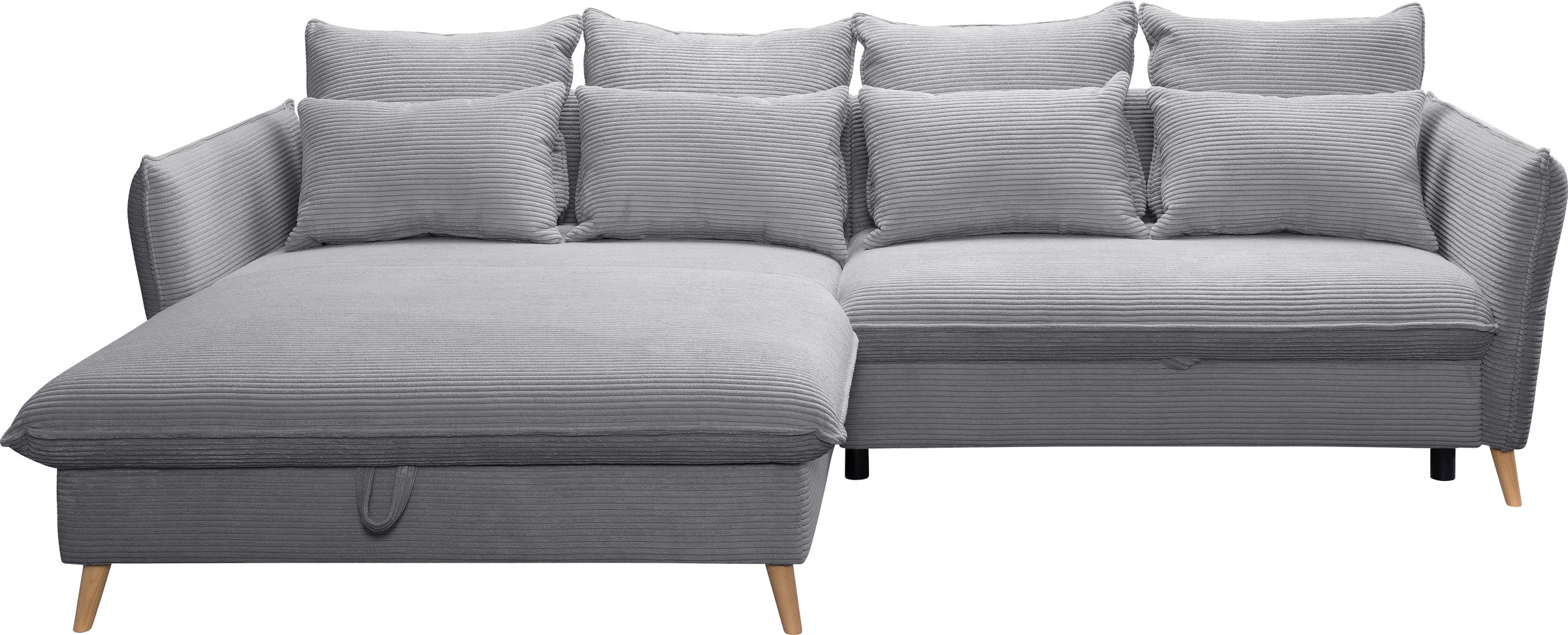 exxpo - sofa fashion Ecksofa »WALPY, elegant & modern, bequem, schmale Arml günstig online kaufen