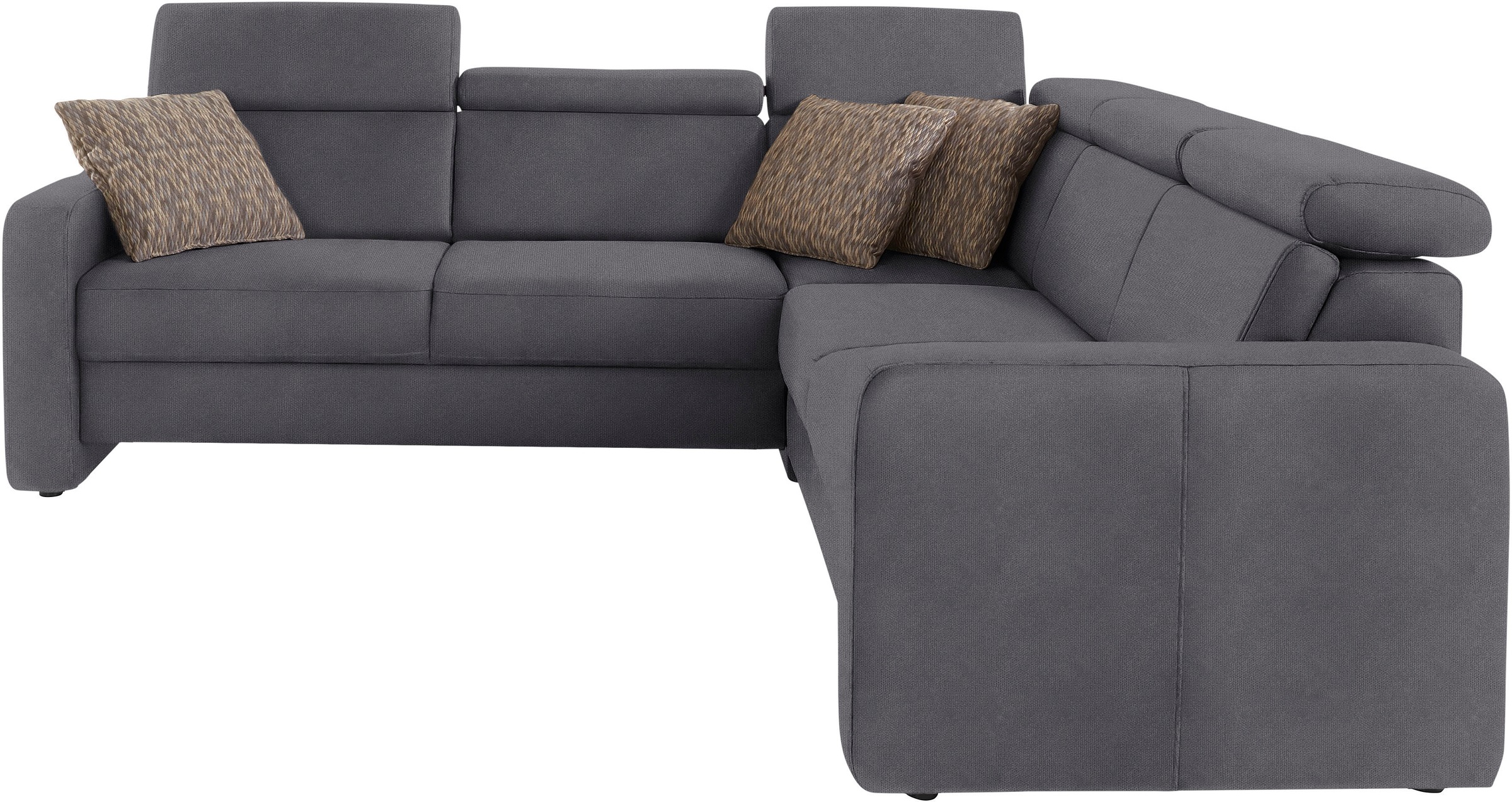 sit&more Ecksofa »Bologna L-Form«, Kopfteilverstellung, wahlweise mit Bettfunktion und Schubkasten