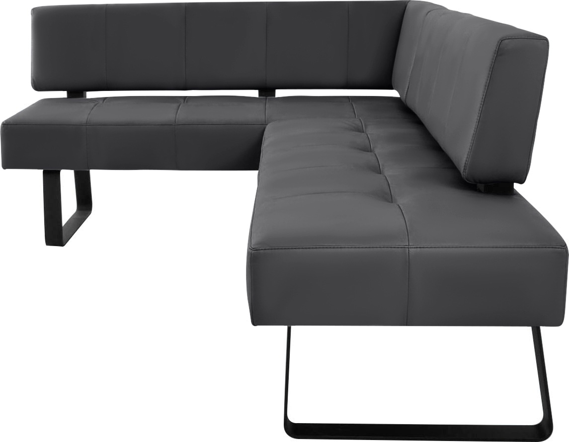 K+W Komfort & Wohnen Eckbank »Spider II«, Sitzsteppung, bequem durch Sandwichbauweise, 2 Stellmaße