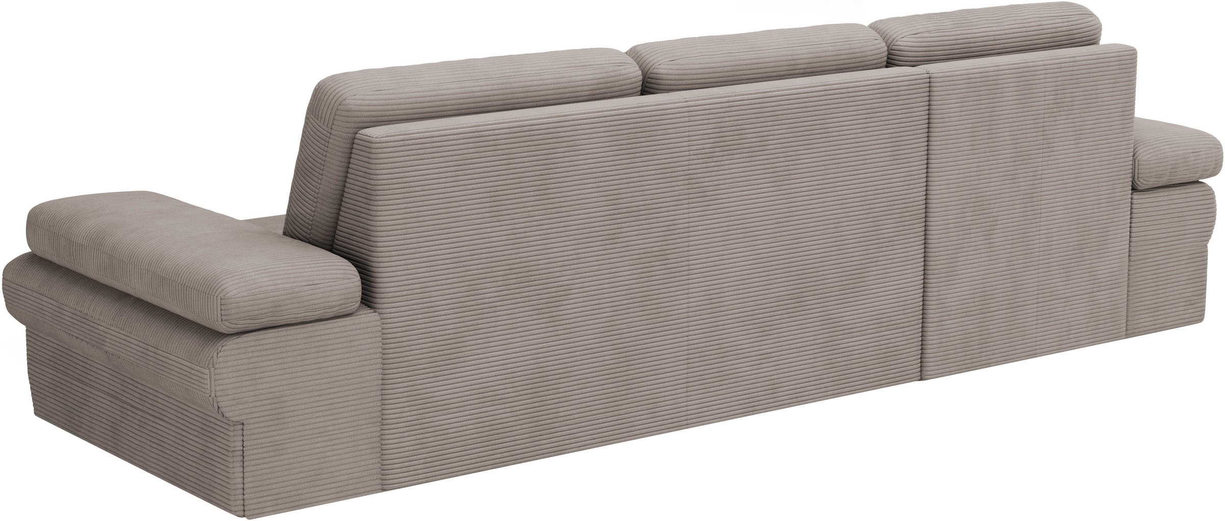 sit&more Ecksofa »Moreno L-Form, B: 247 cm«, mit Armteilverstellung, optional Bettfunktion