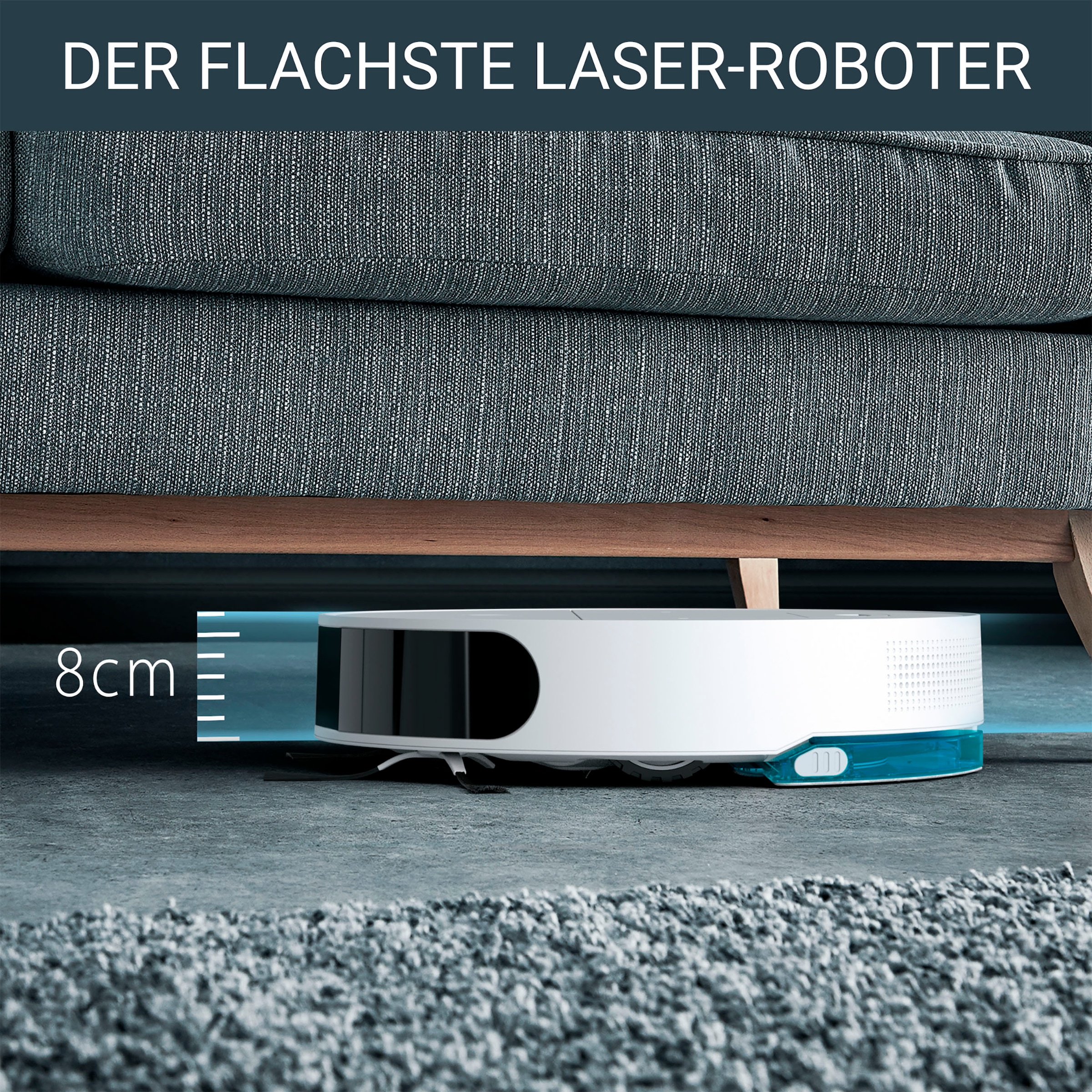 Rowenta Saugroboter »RR9067 X-Plorer Serie kaufen und online ultra-flaches Laser + saugen AI«, 130 Design, Kamera-Navigation wischen