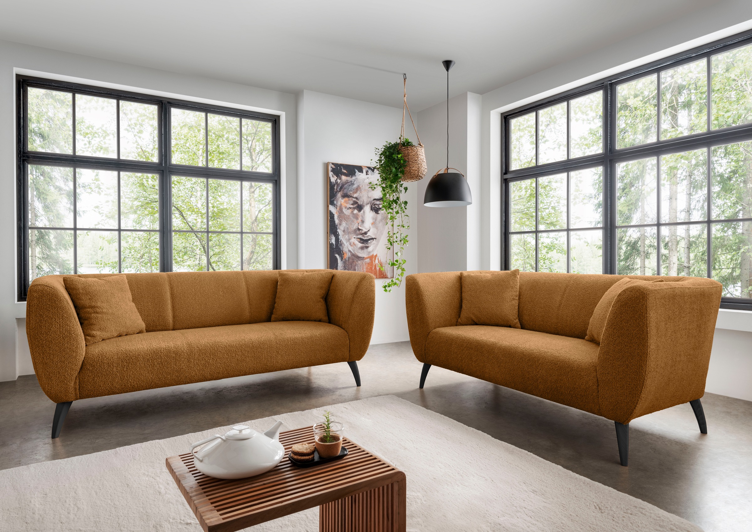 INOSIGN Polstergarnitur »Colori« Set, 3-Sitzer und 2-Sitzer, 2 Stk. tlg. au günstig online kaufen