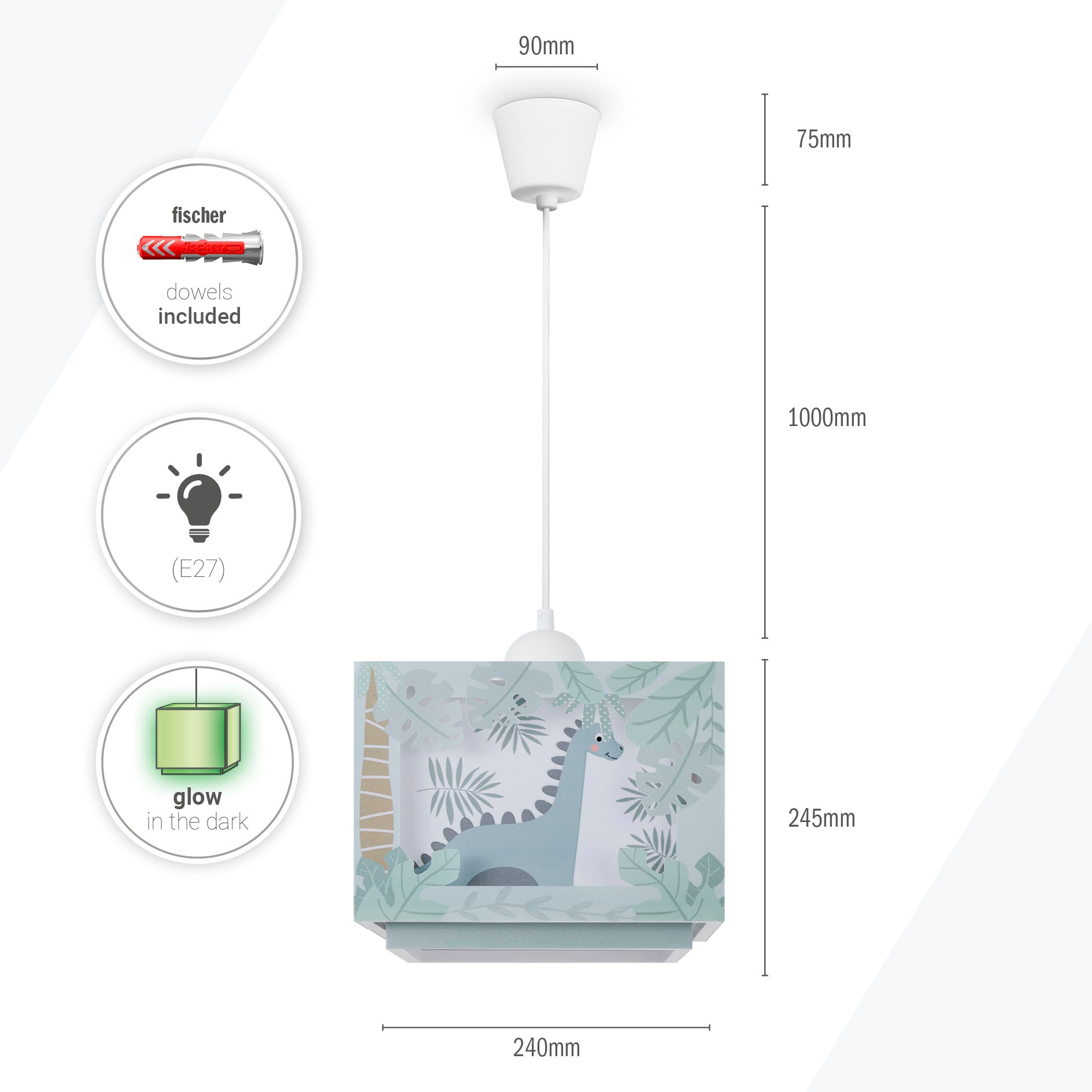 Paco Home Pendelleuchte »GRETA« E27