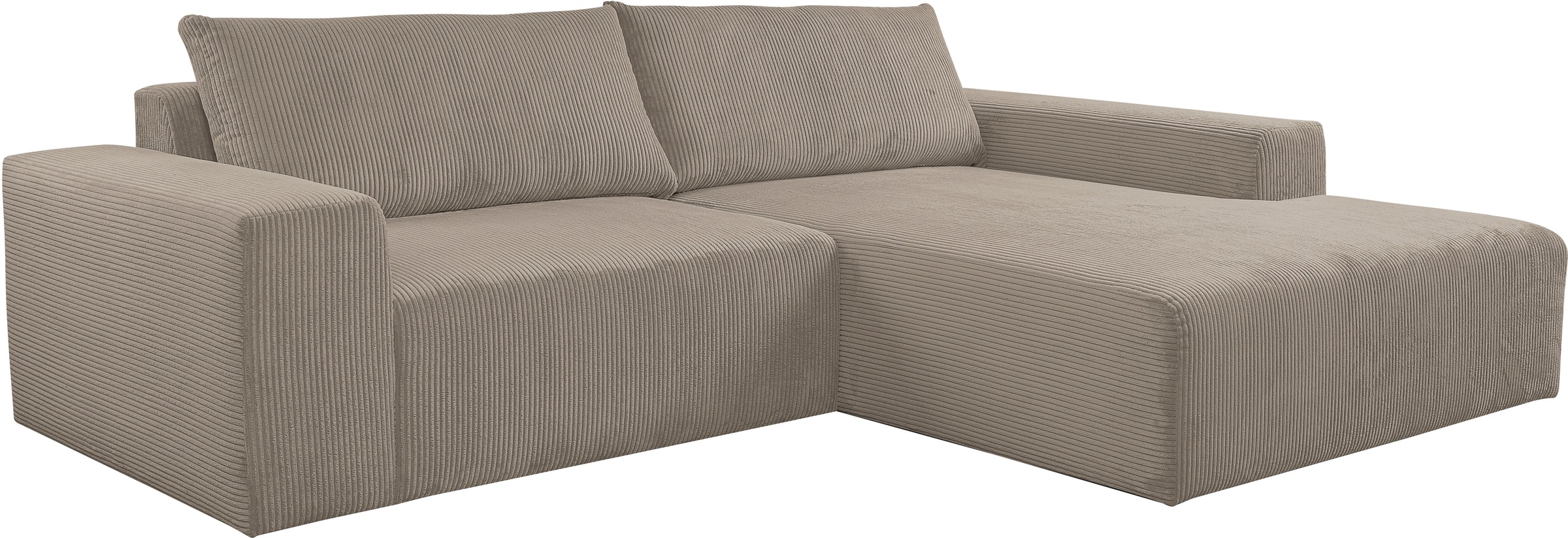 WERK2 Ecksofa »Rio, elegant & bequem, Breite 262 cm, L-Form« Puristisches Design mit maximalem Komfort
