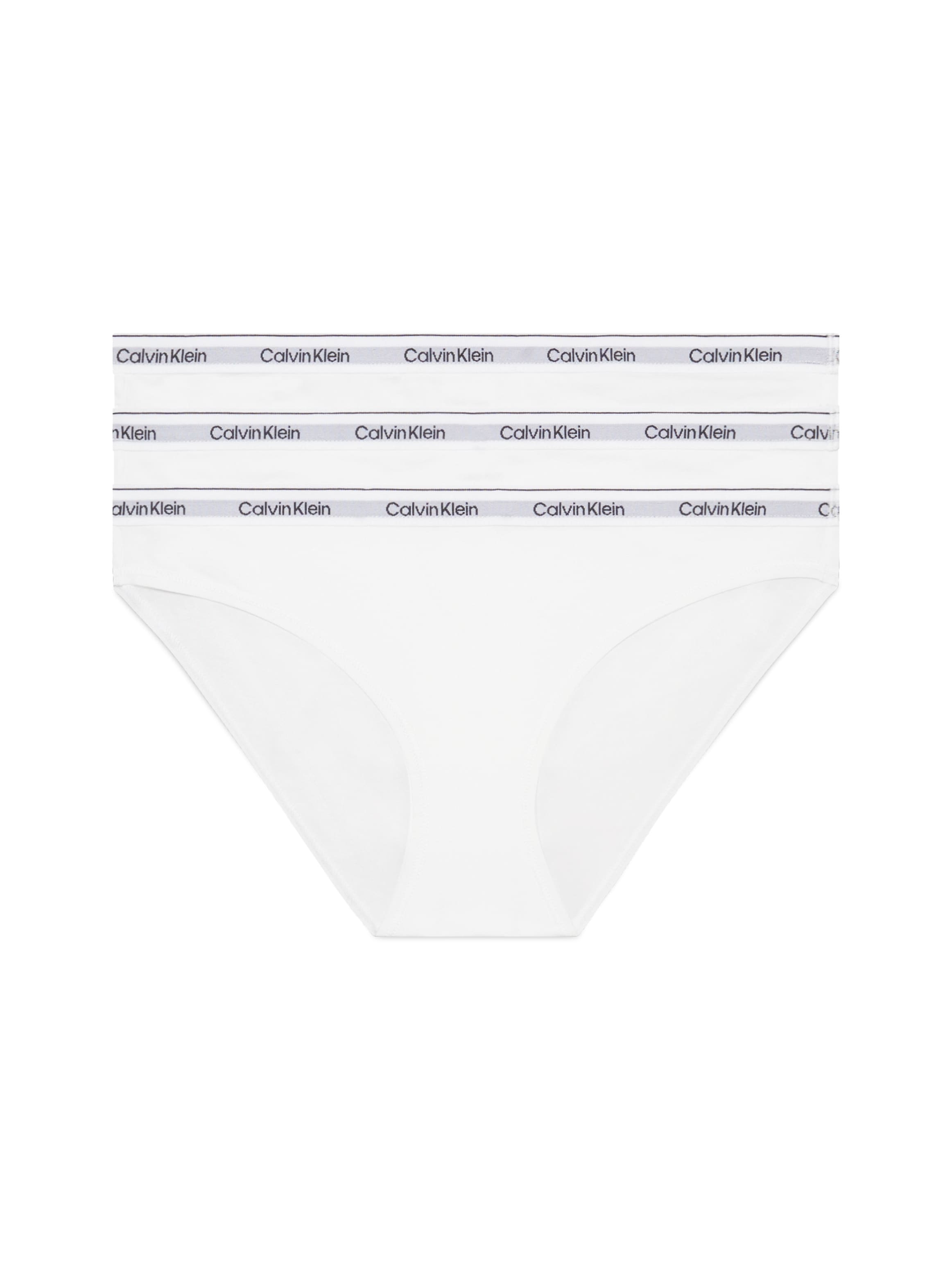 Calvin Klein Underwear Bikinislip »3 PACK BIKINI (LOW-RISE)« 3 Stk. Low Rise mit Logobund