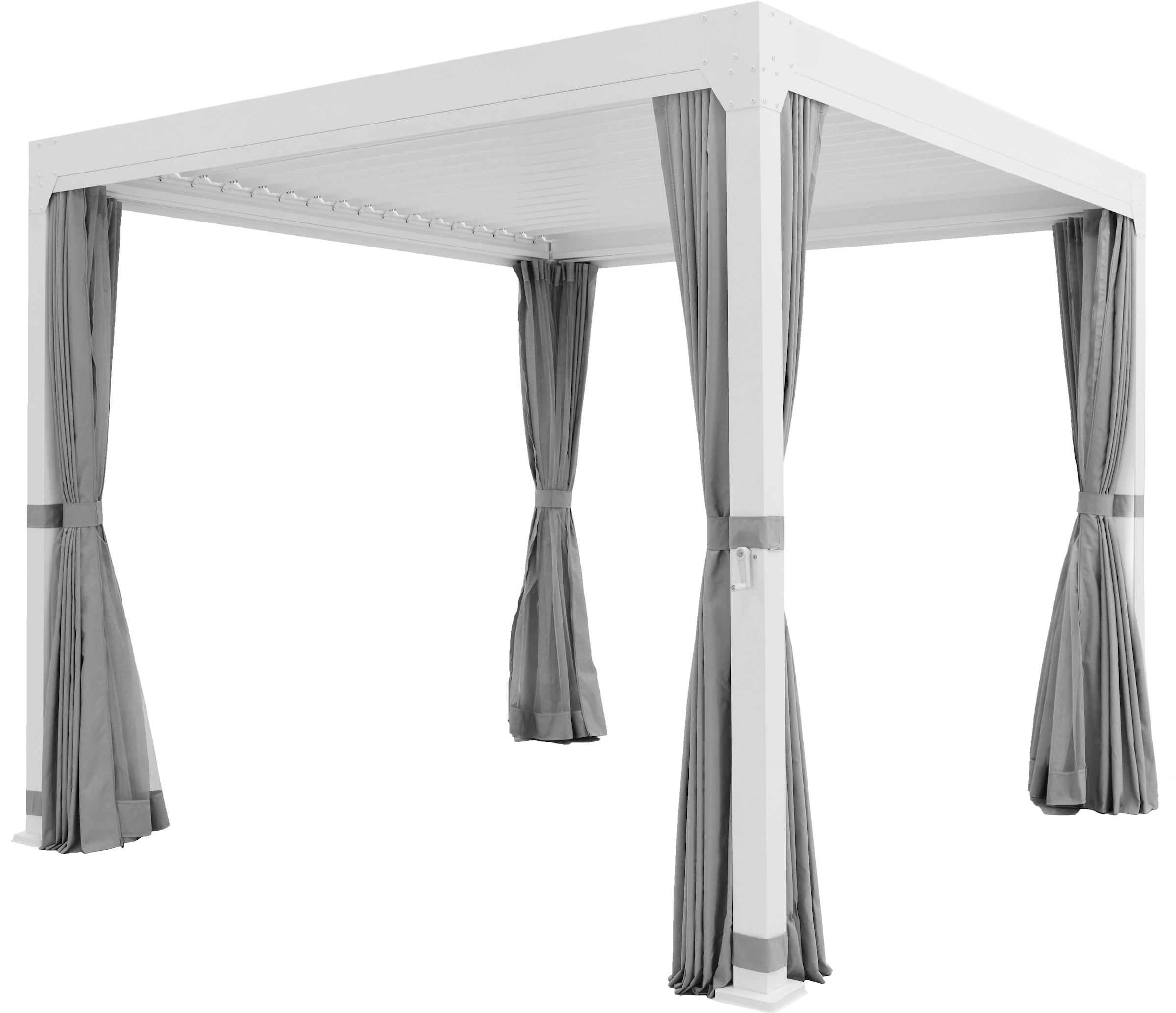 KONIFERA Pavillon »Palma«, Pergola, mit Lamellendach, Sockelmaß: 300x300 cm oder 400x300 cm