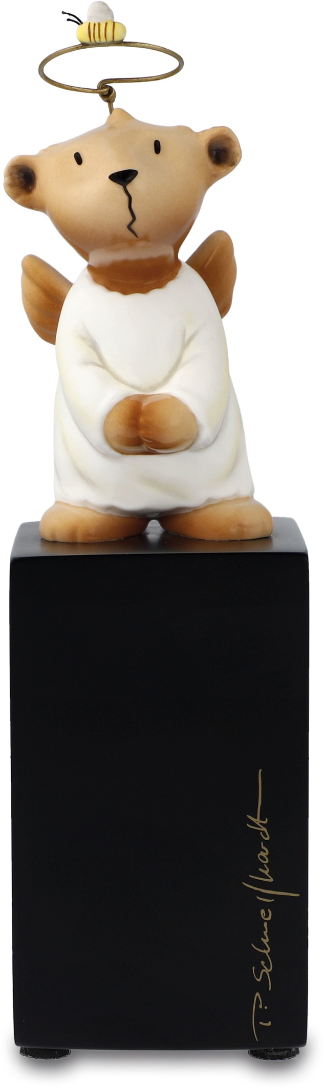 GOEBEL Sammelfigur »Figur Peter Schnellhardt - "Schutzengel"« braun/weiß/schwarz