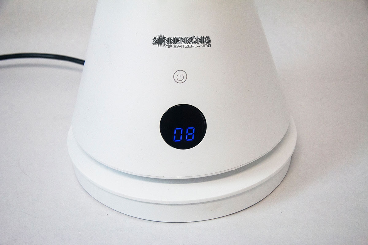 Sonnenkönig Turmventilator »Noblade Heat, 2580 m3/h, Touch-Funktion, LED Anzeige, Heiz-Funktion«, 9 Ventilationsstufen, 2 Heizstufen, Fernbedienung, Schlafmodus