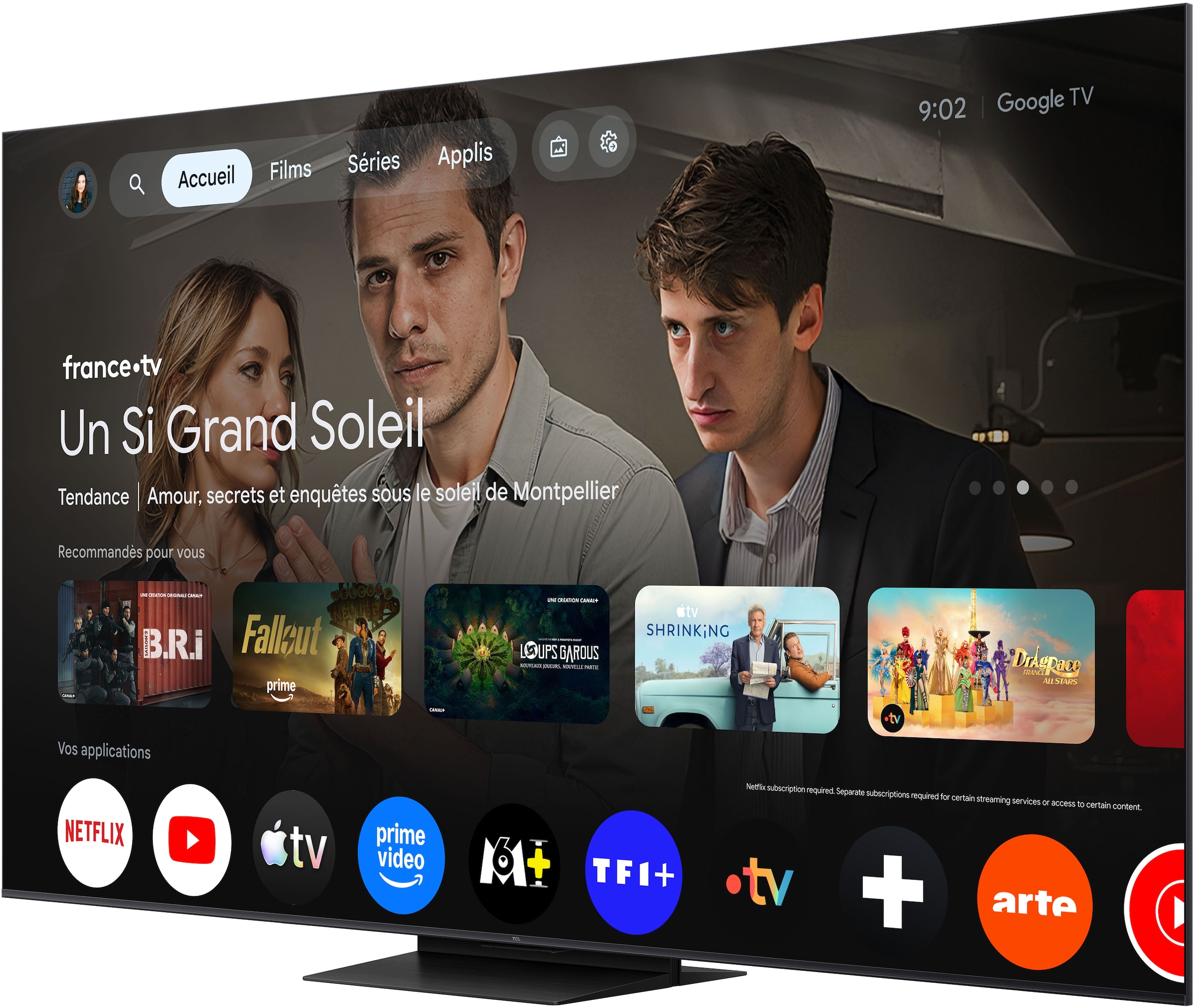 TCL QLED Mini LED-Fernseher »85Q7D ProX1« 215 cm/85 ″