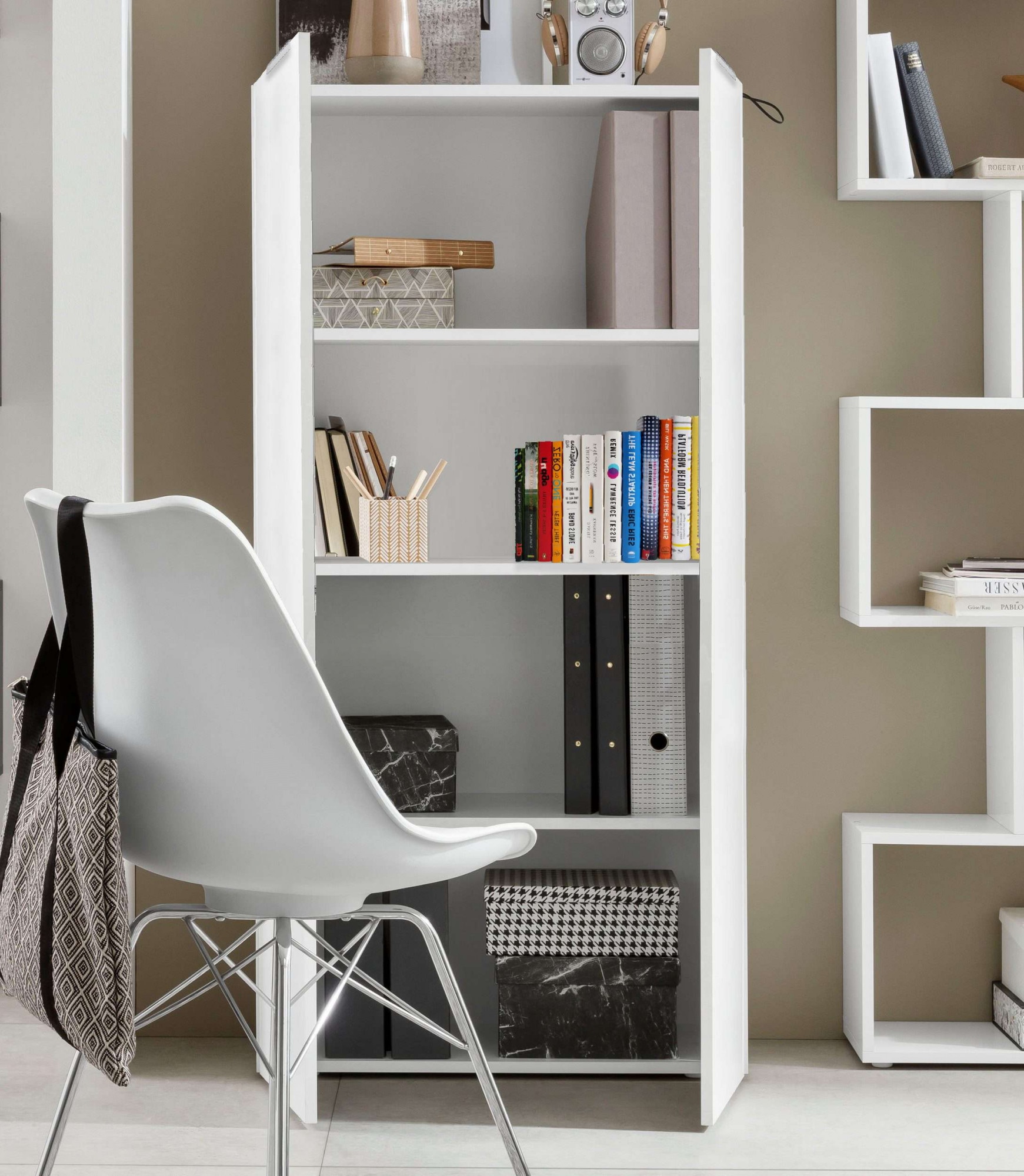 INOSIGN Bücherregal »DALIA«, (1 St.), Aktenschrank im modernen Design, Breite 70 x Höhe 140 cm, Hochglanz