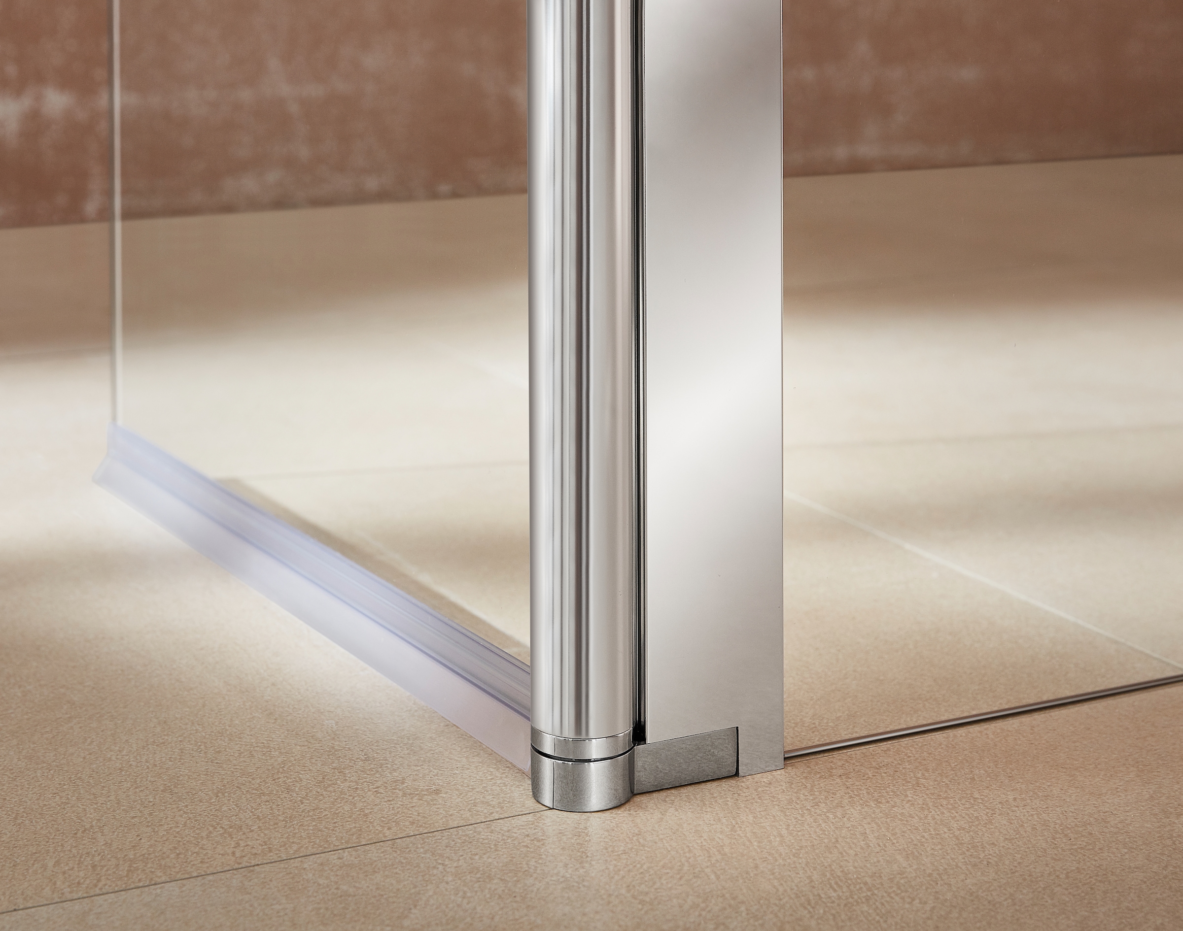 welltime Walk-in-Dusche »Mailand« in 3 verschiedenen Breiten (90,100, 120cm), 6mm Sicherheitsglas