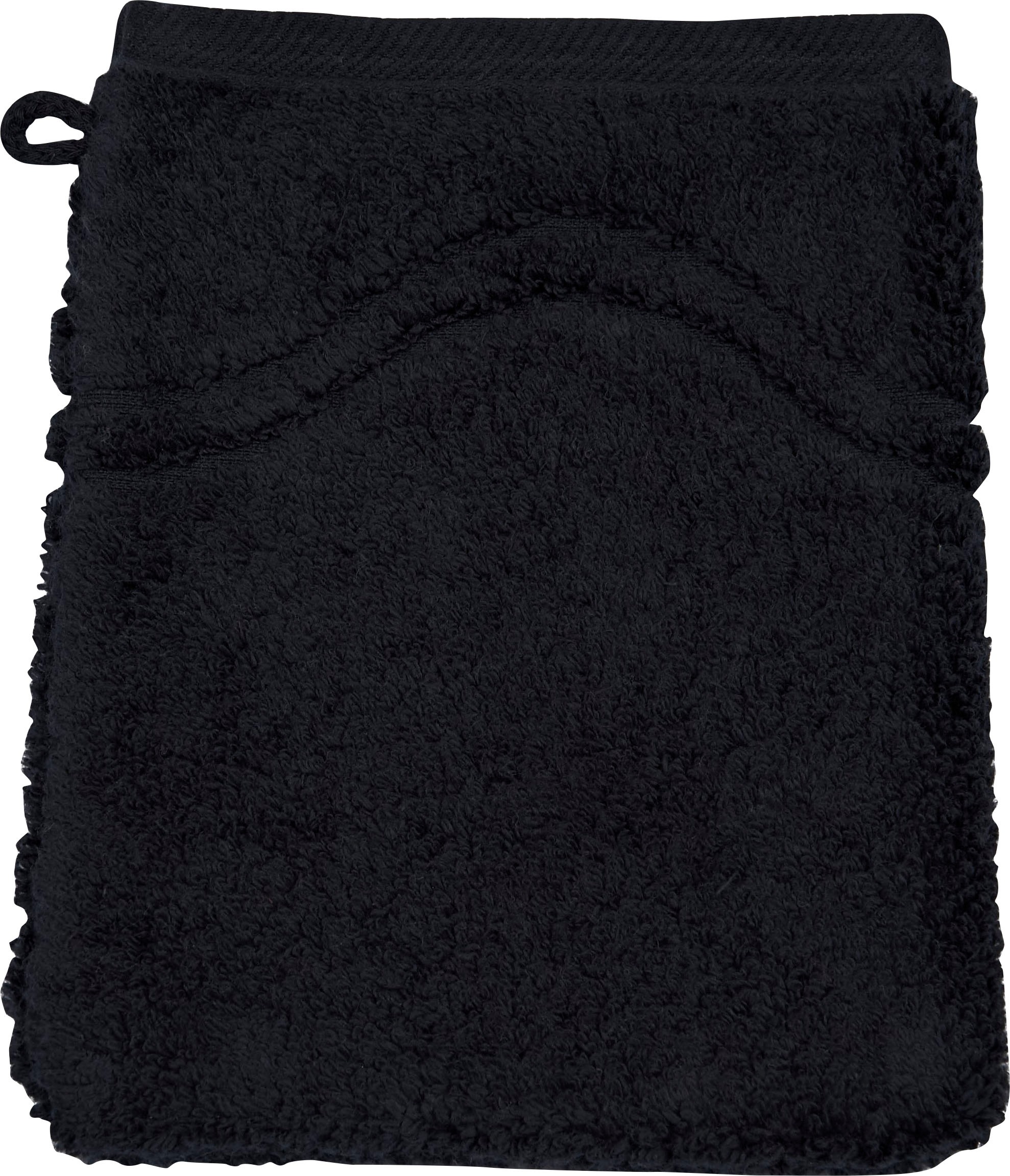 ROSS Waschhandschuh »Cashmere feeling«, (Packung, 6 St.), mit Wellen-Bordüre