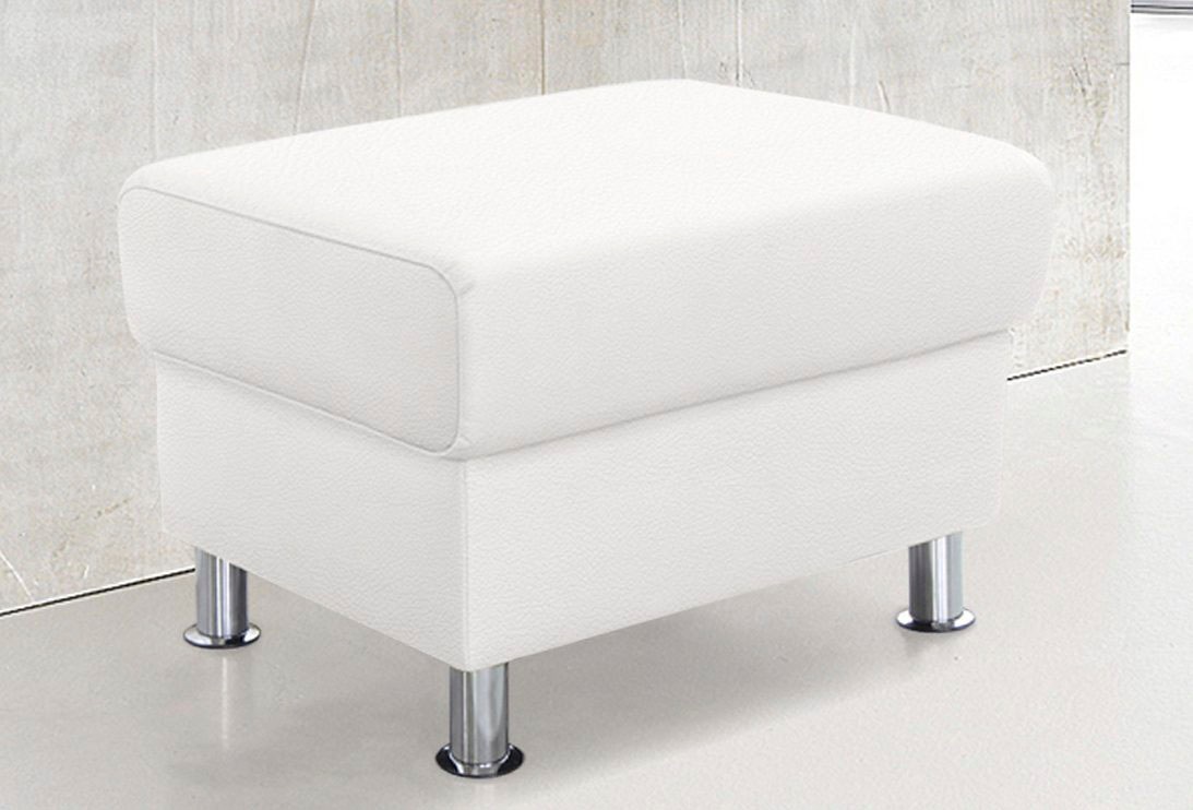 TRENDMANUFAKTUR Hocker »Rondo, Polsterhocker zur Serie, Breite 67 cm, Füße günstig online kaufen