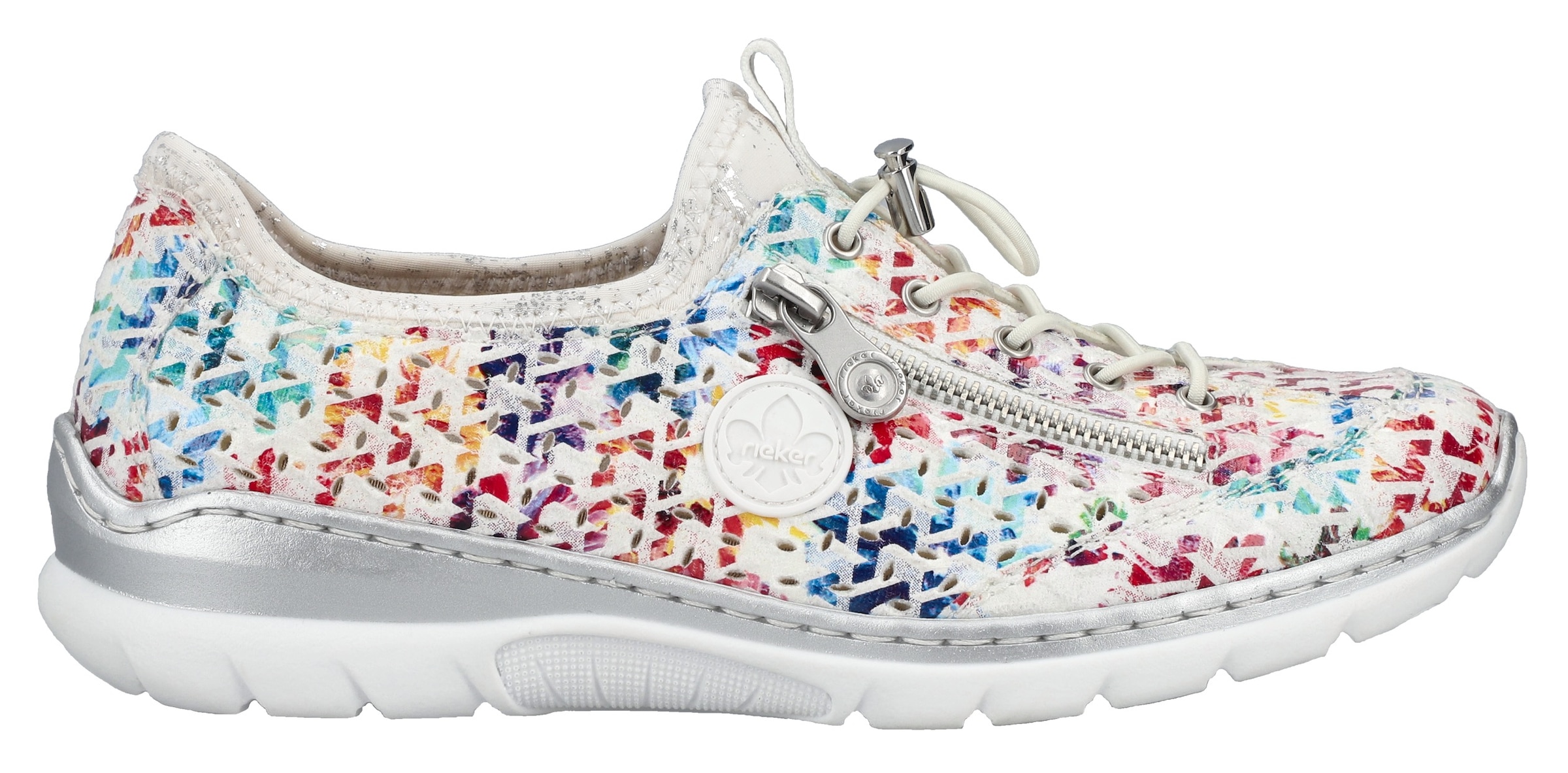 Rieker Slip-On Sneaker, Schlupfschuh, Freizeitsneaker, Halbschuh mit MemoSoft-Ausstattung