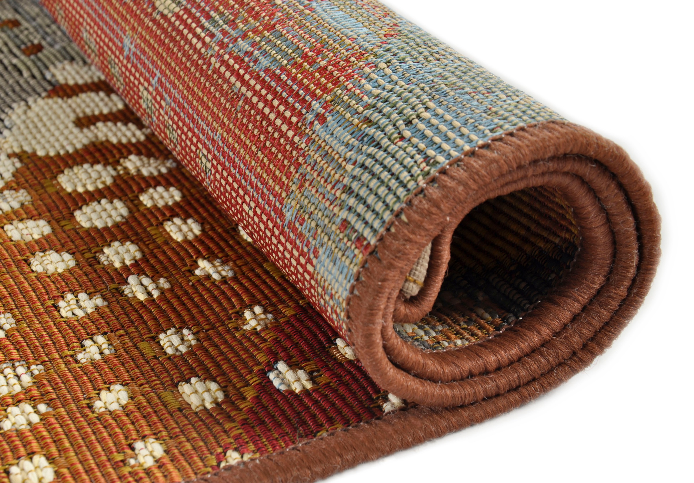Gino Falcone Teppich »Outdoor-Africa 35«, rechteckig, 5 mm Höhe, Flachgewebe, In- und Outdoor geeignet, Wohnzimmer
