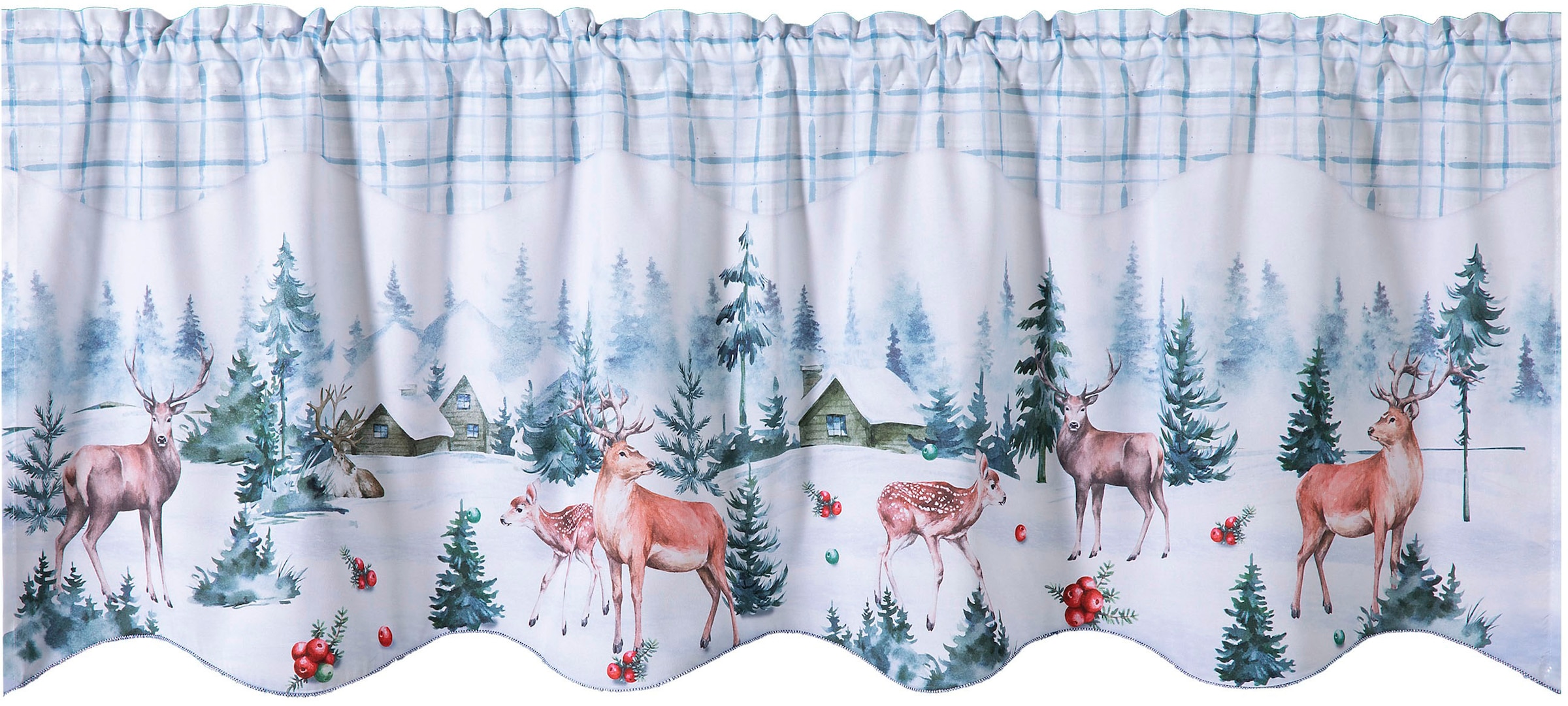 Weckbrodt Scheibengardine »Hayo«, (1 St.), Microsatin, blickdicht, Stabtunn günstig online kaufen