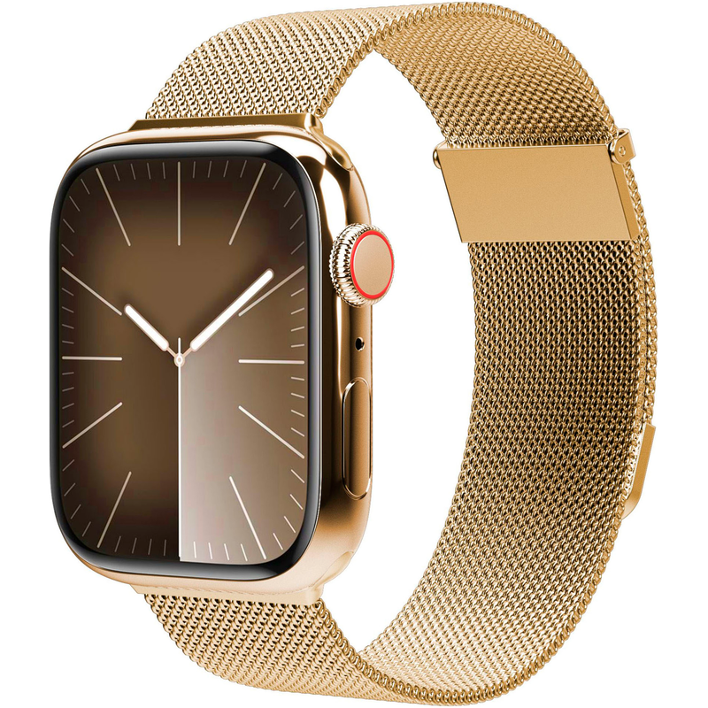 VONMÄHLEN Smartwatch-Armband »Watch Strap - Milanese Loop 2 - Armband für Apple Watch 38 / 40 / 41mm« Gold