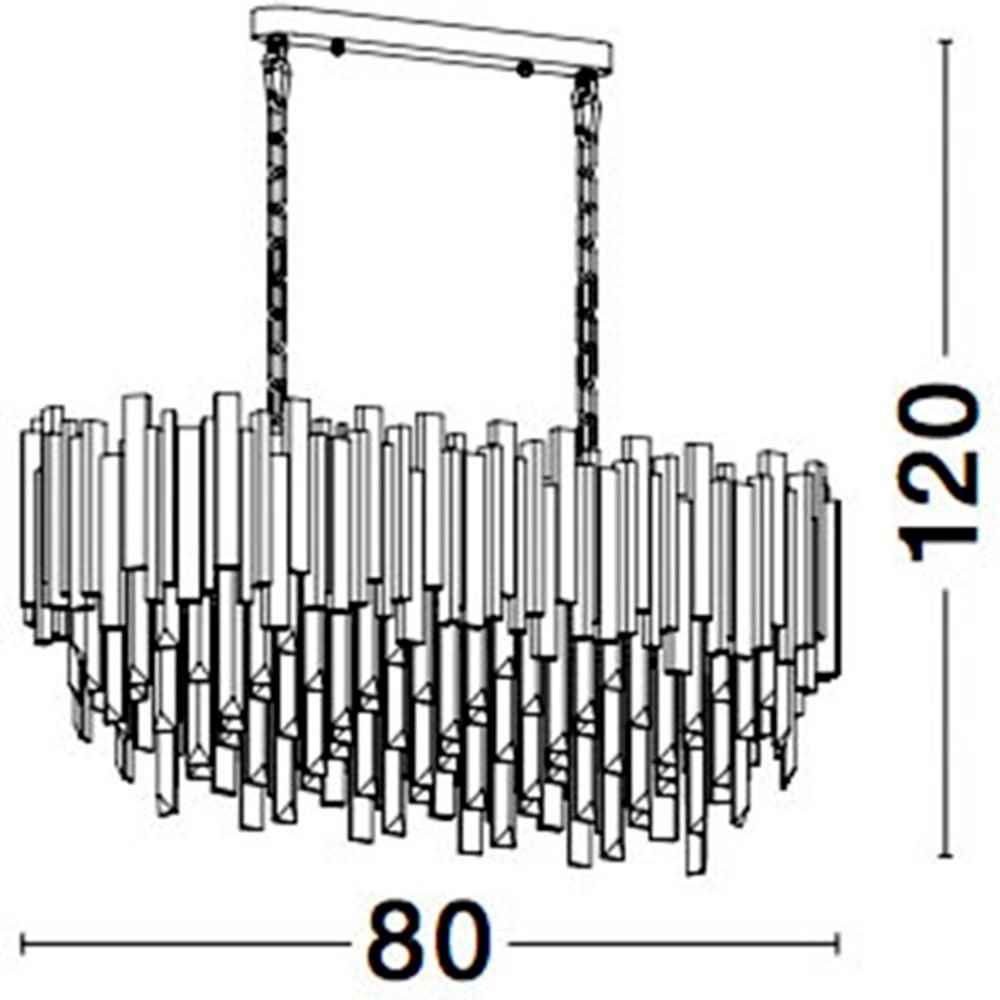 Nova Luce Hängeleuchten »GRANE« E14 1 Stk. Ohne Beleuchtung