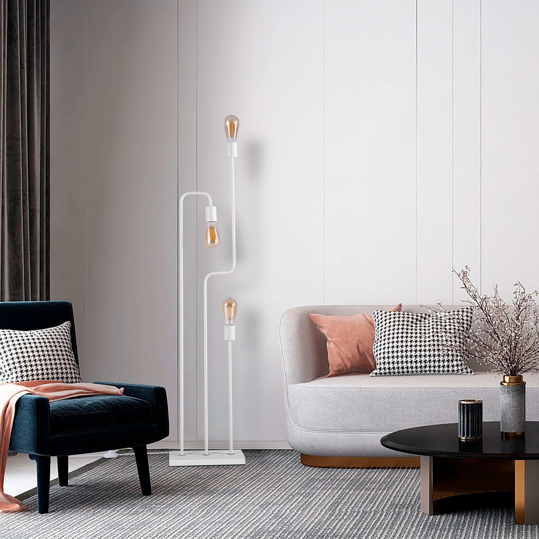 Paco Home Stehlampe »GERALT«, Leuchtmittel E27   ohne Leuchtmittel, LED Ste günstig online kaufen