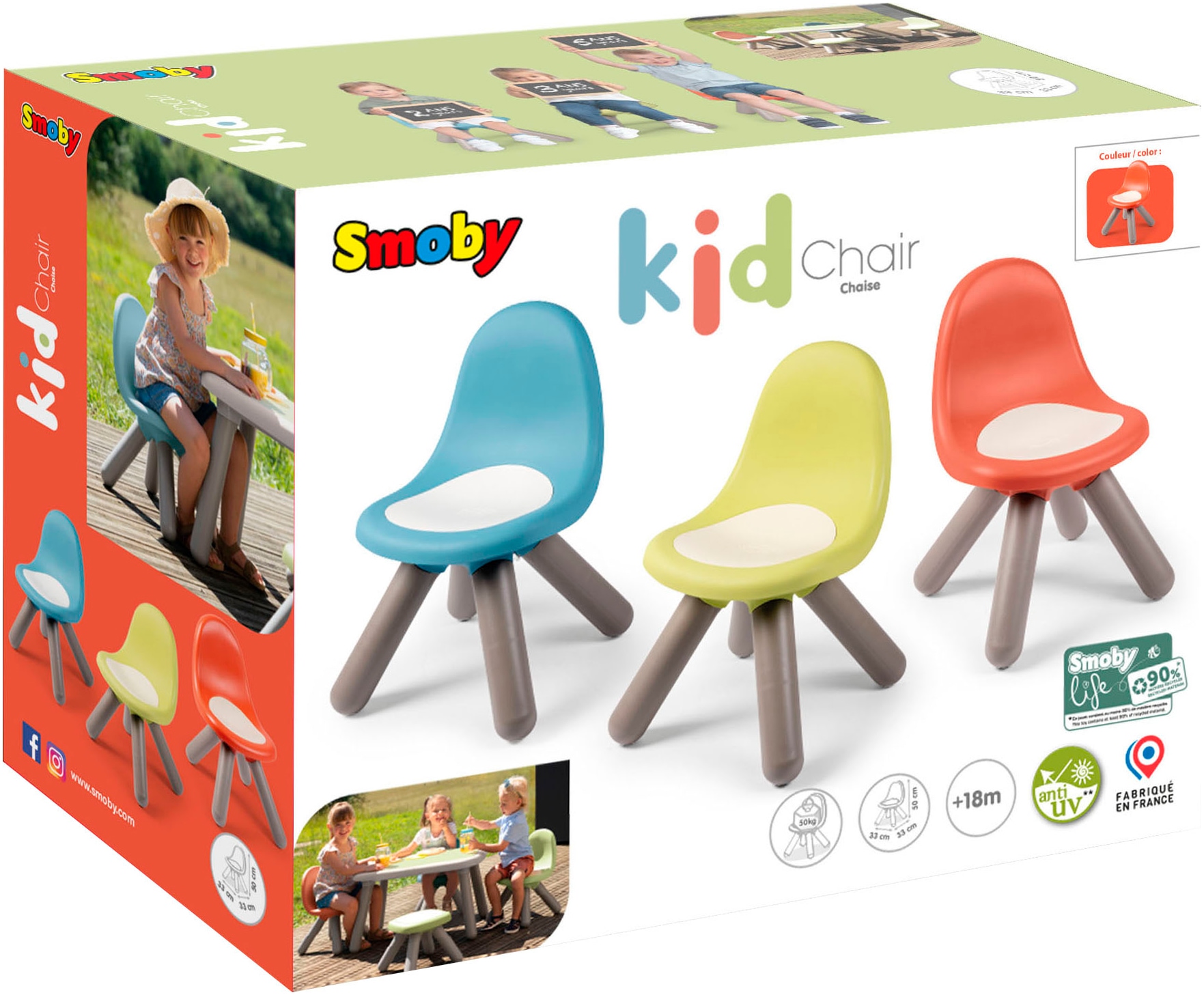 Smoby Kinderstuhl »Smoby Life, Kid«, Made in Europe