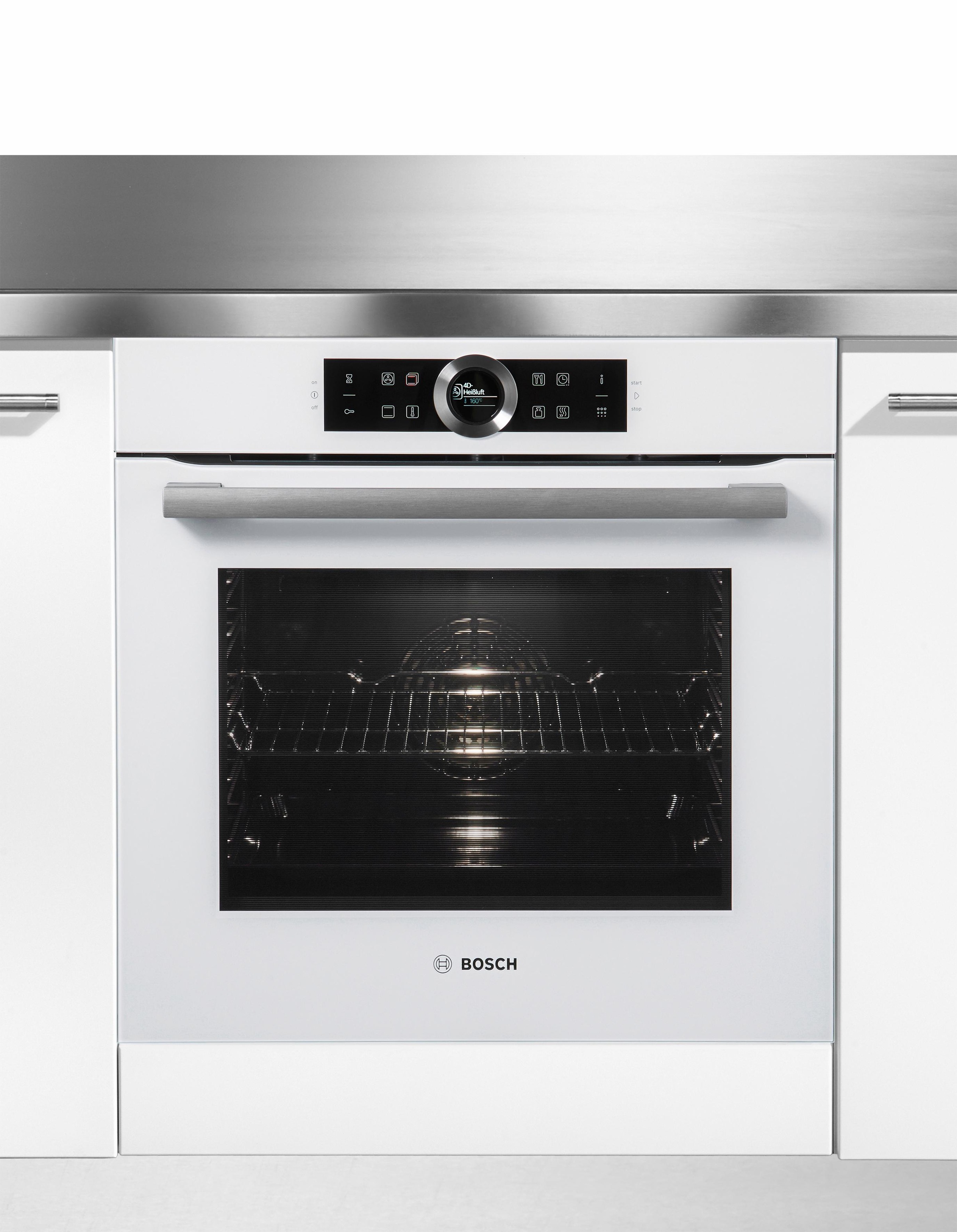 2. Bild von BOSCH Pyrolyse Backofen »HBG675BW1«, Serie 8, mit Teleskopauszug nachrüstbar, Pyrolyse-Selbstreinigung, mit AutoPilot