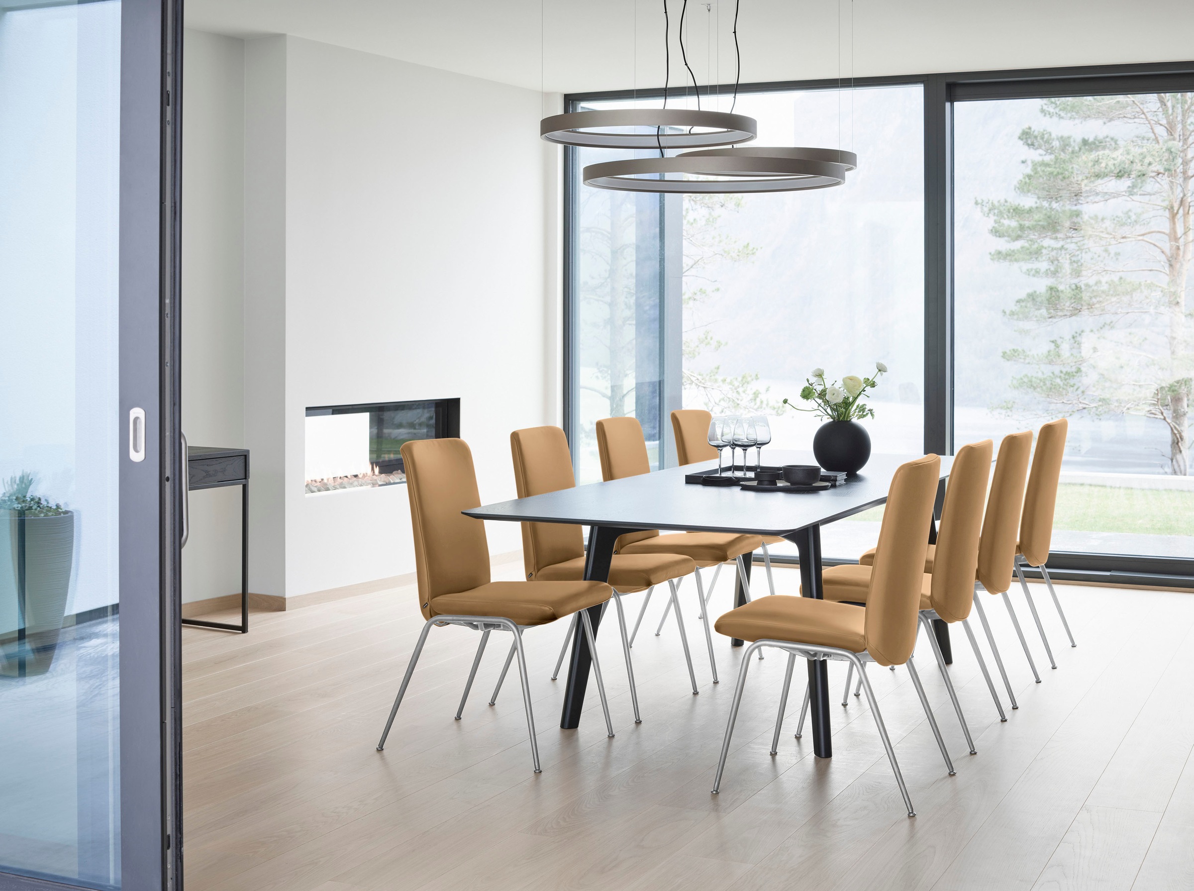 Stressless® Polsterstuhl »Laurel«, Leder PALOMA, Low Back, Größe L, mit Beinen aus Stahl in Chrom glänzend