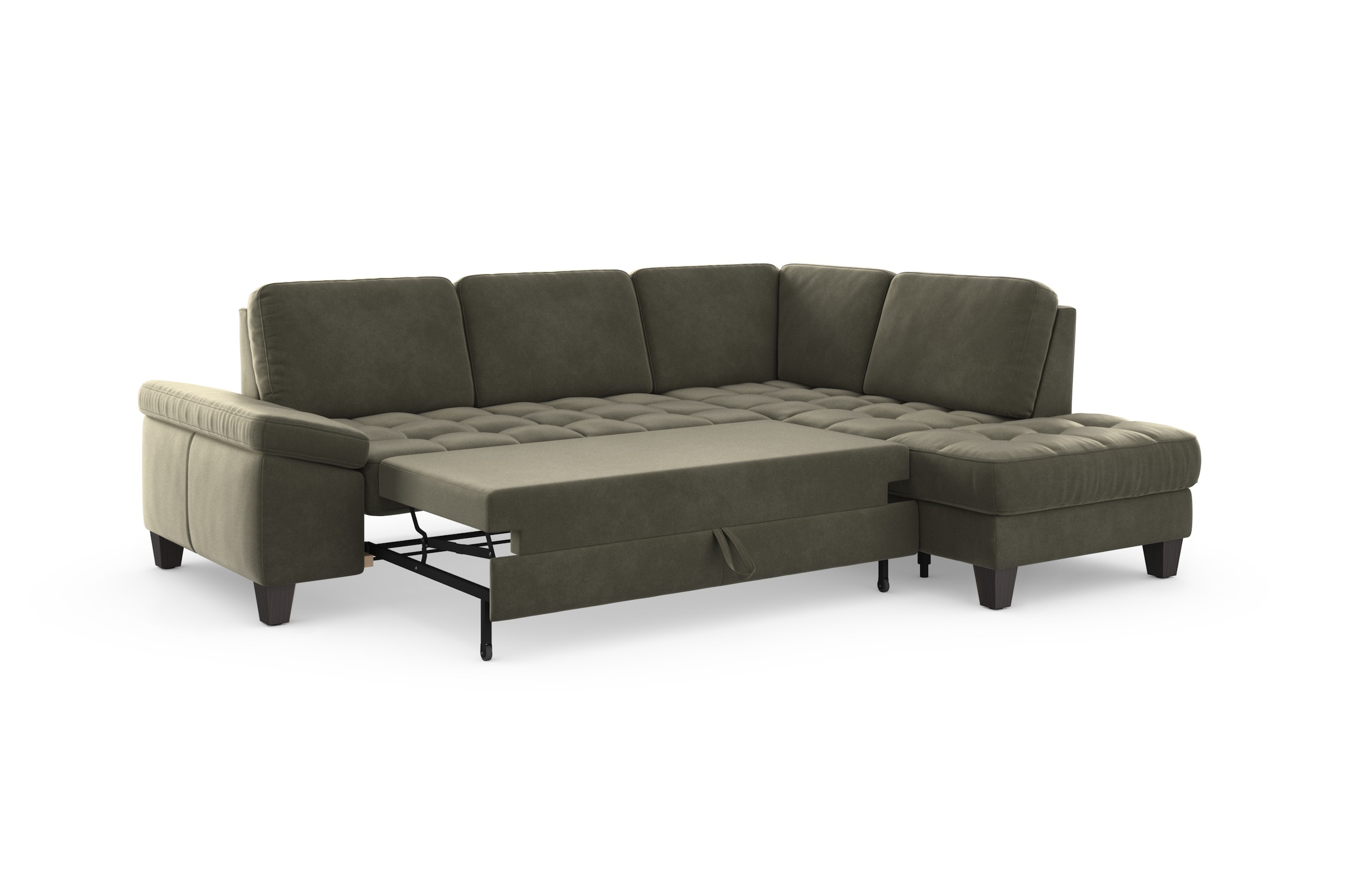 sit&more Ecksofa »Westham L-Form«, mit Ottomane, mit oder ohne Bettfunktion, Bettkasten, Verstellung