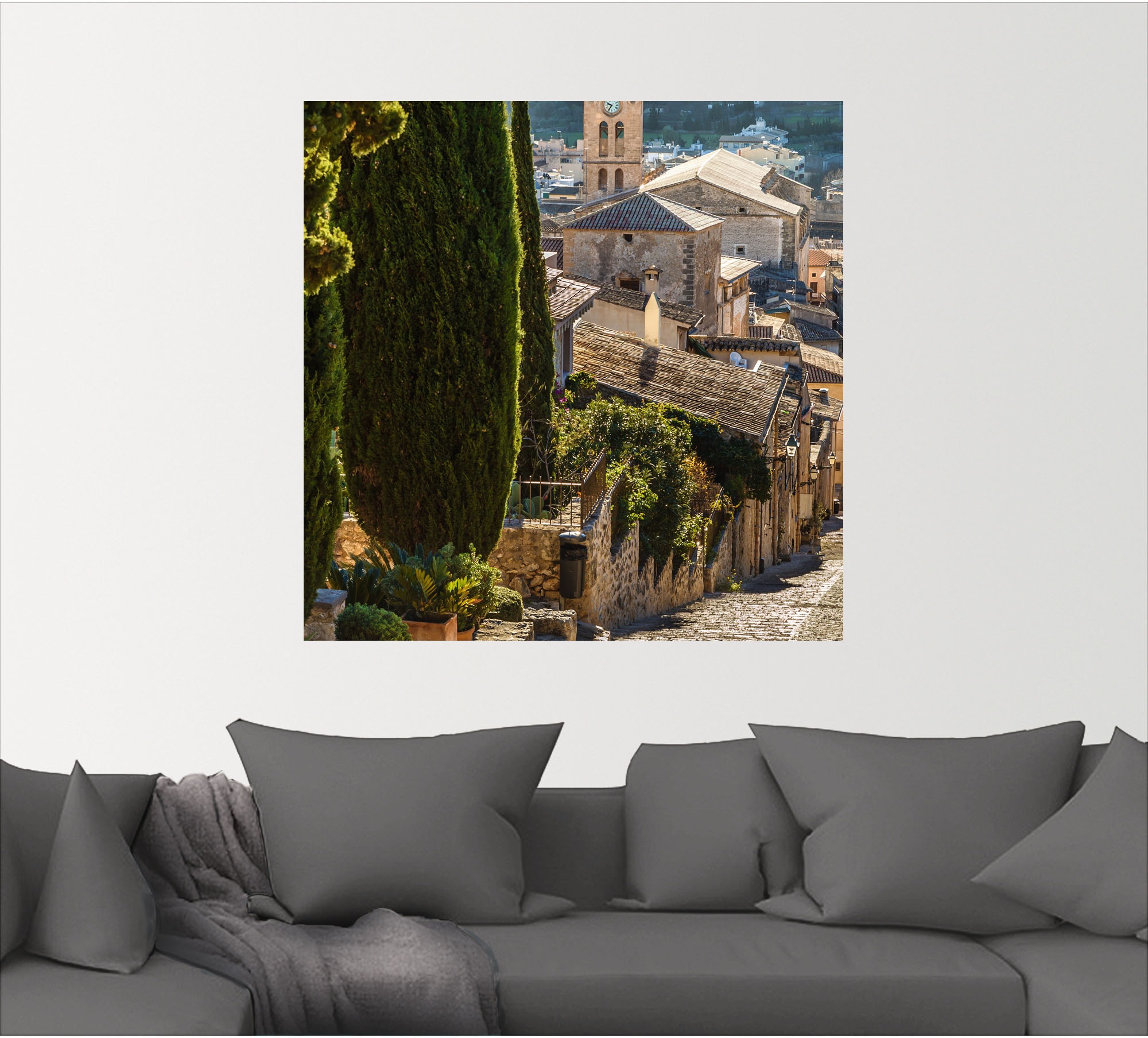Artland Wandbild »Blick vom Kalvarienberg auf Pollenca«, Mallorca, (1 St.),  als Alubild, Leinwandbild, Wandaufkleber oder Poster in versch. Größen auf  Rechnung kaufen