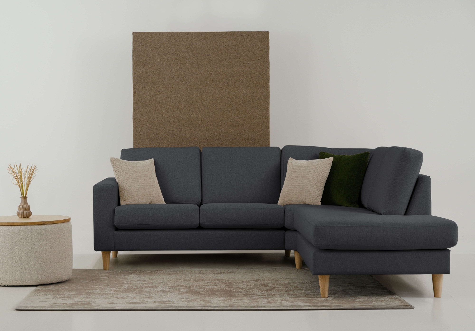 OTTO home Ecksofa »Tvinno« im skandinavischen Stil, L-Form, mit Massivholzf günstig online kaufen