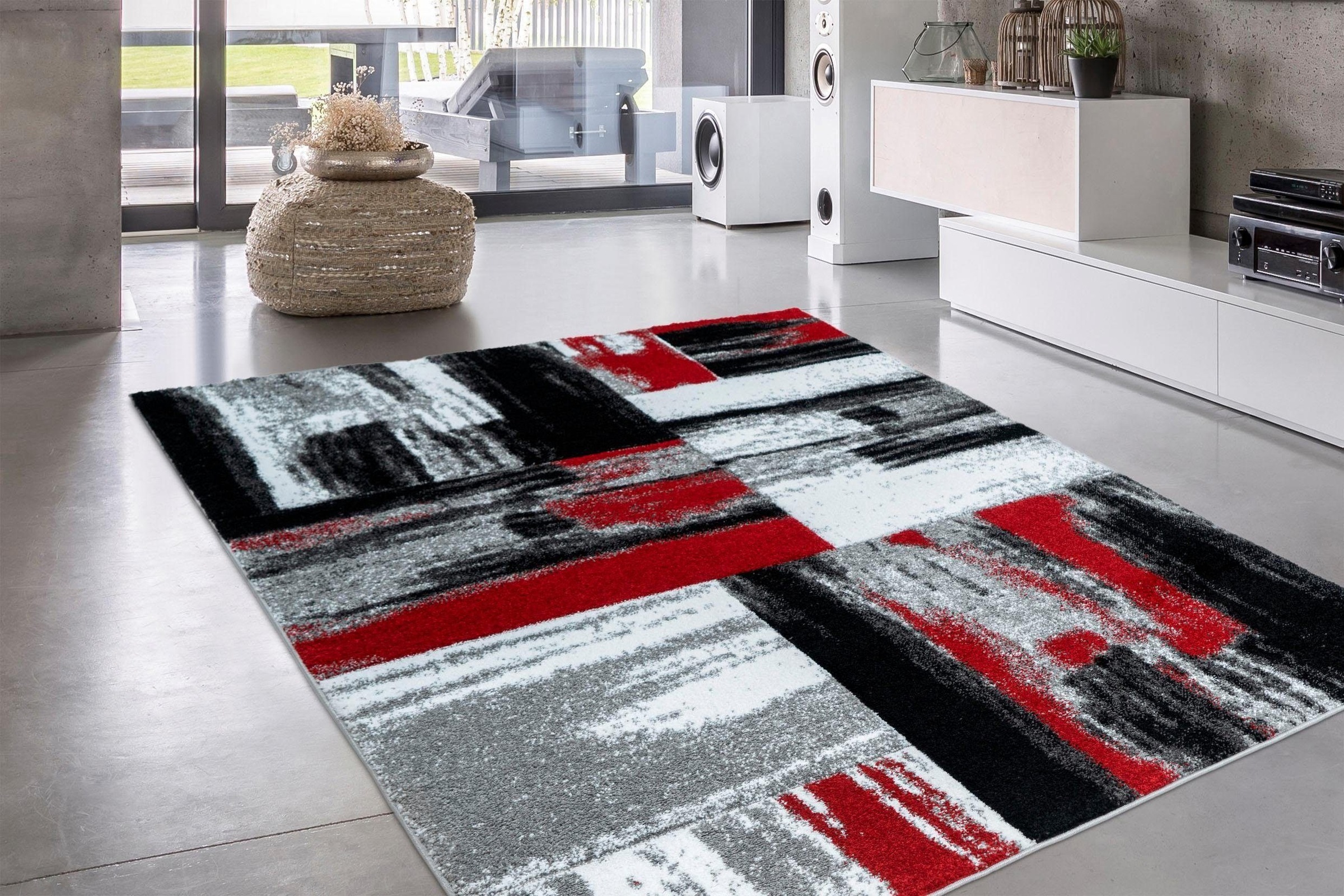 calo-deluxe Teppich »Astro 300«, rechteckig, 14 mm Höhe, Kurzflor, Wohnzimmer