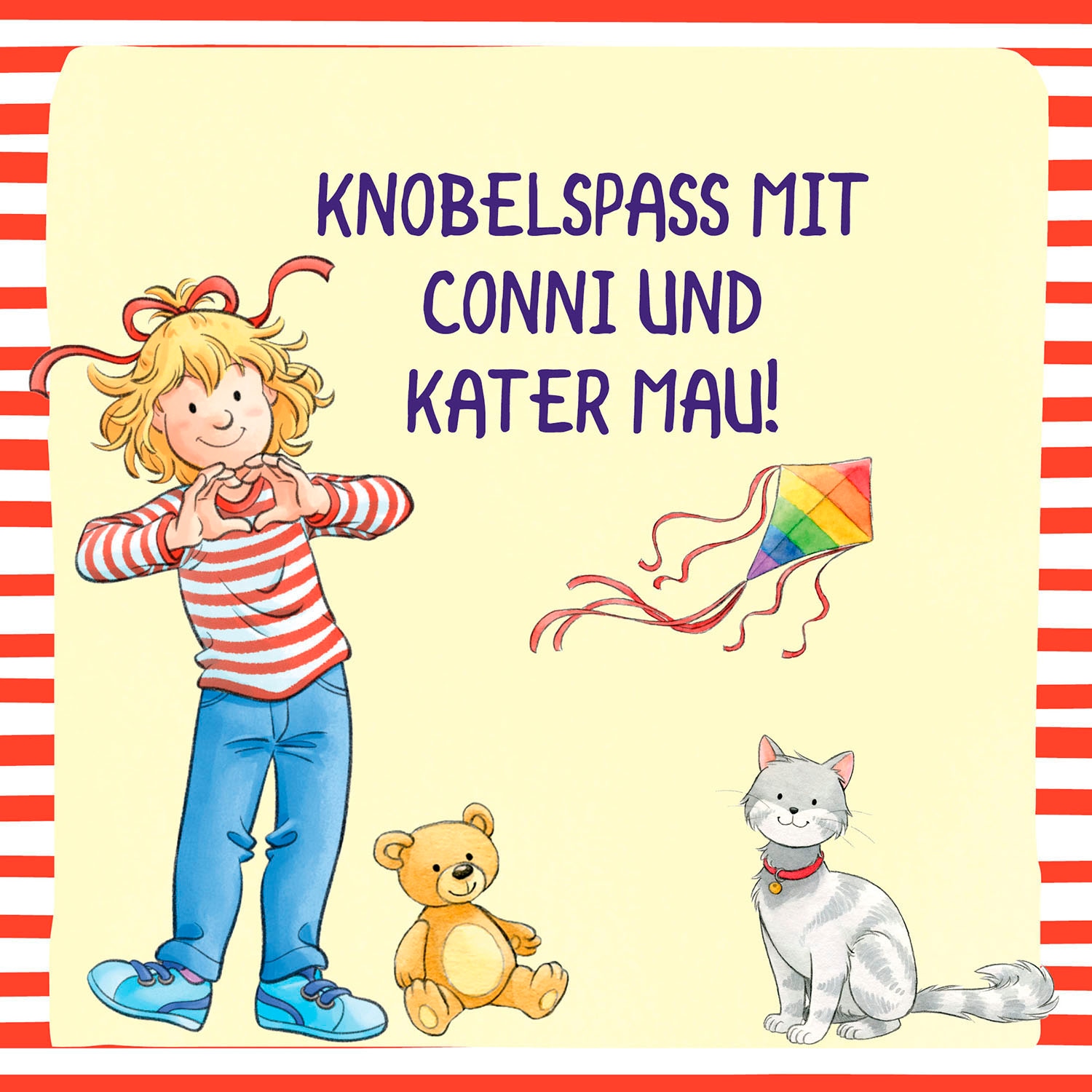 Kosmos Spiel »Meine Freundin Conni - Kunterbunter Knobelspaß« Made in Germany