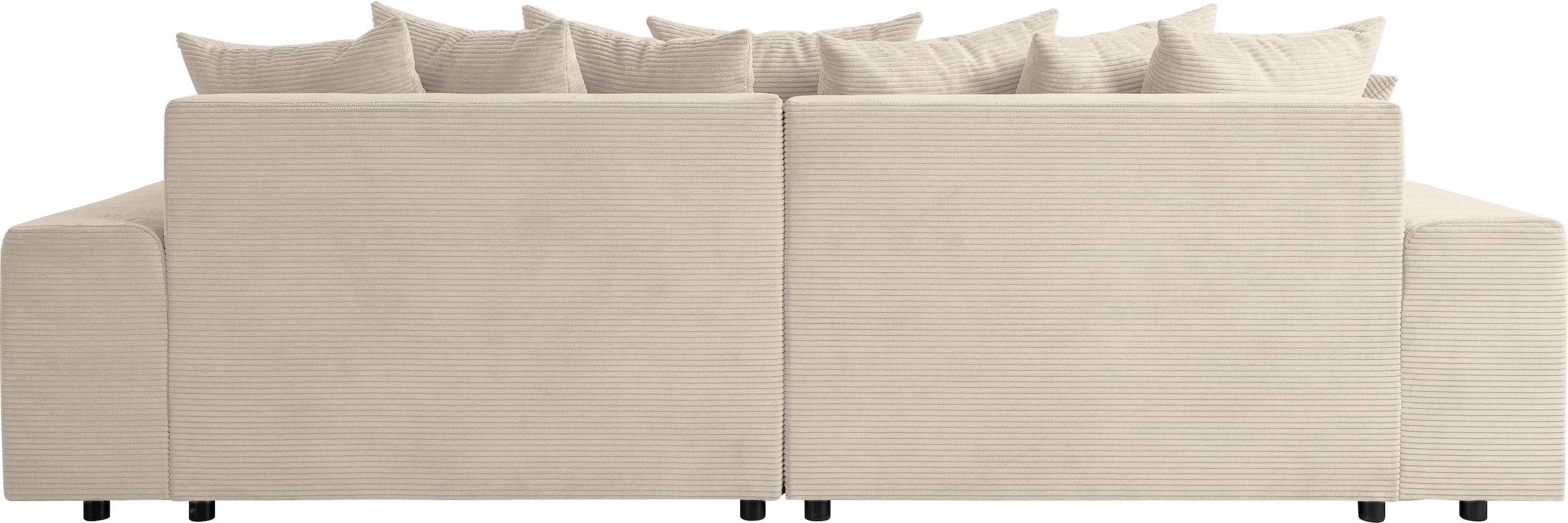 WERK2 Big-Sofa »Maxi B, Breite 290 cm«, Maximaler Kuschelkomfort: XXL-Sofa mit 78 cm Sitztiefe & 12 Kissen