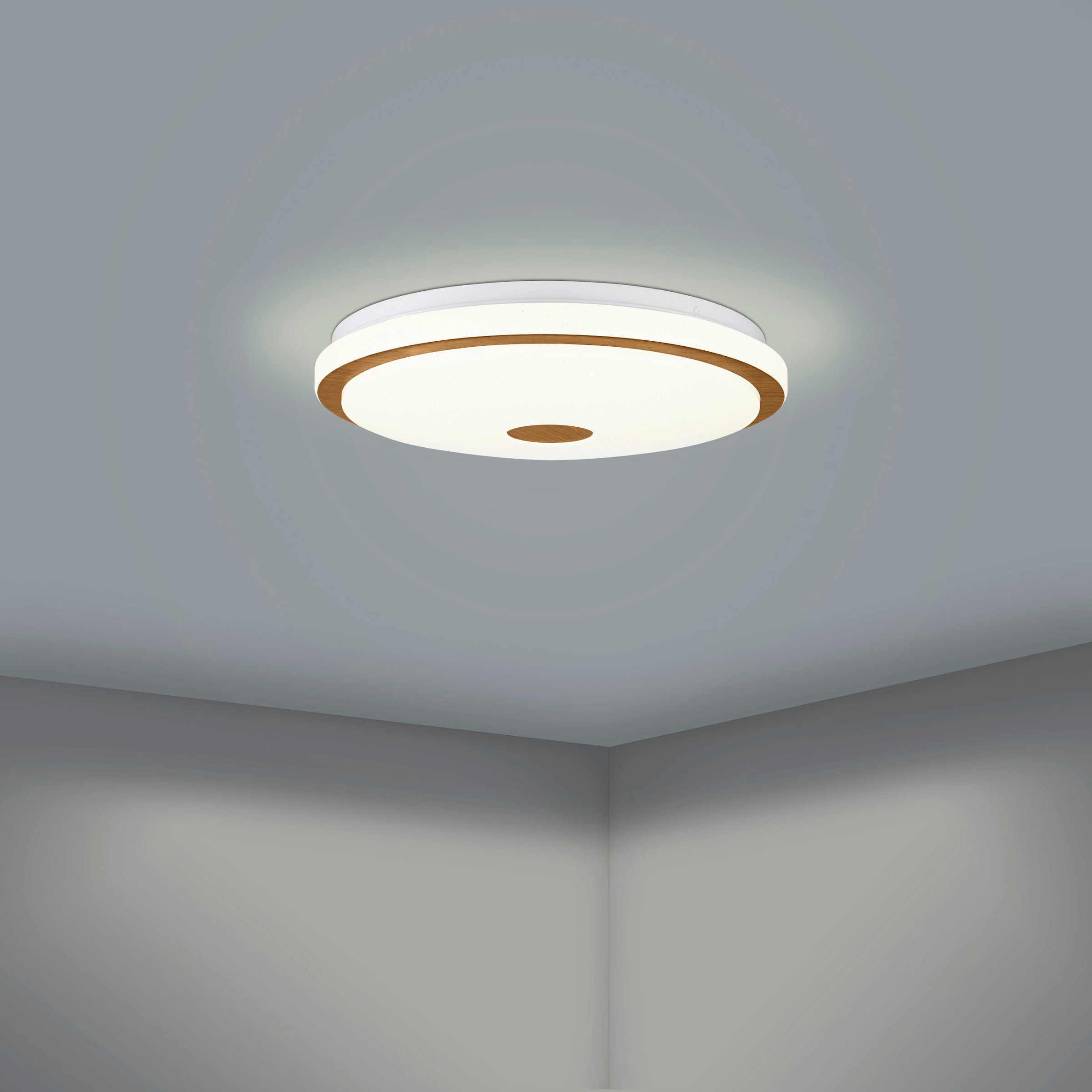 EGLO Deckenleuchte »LANCIANO 1« Ø 38,00 cm, inkl. LED fest integriert - 24 Watt 