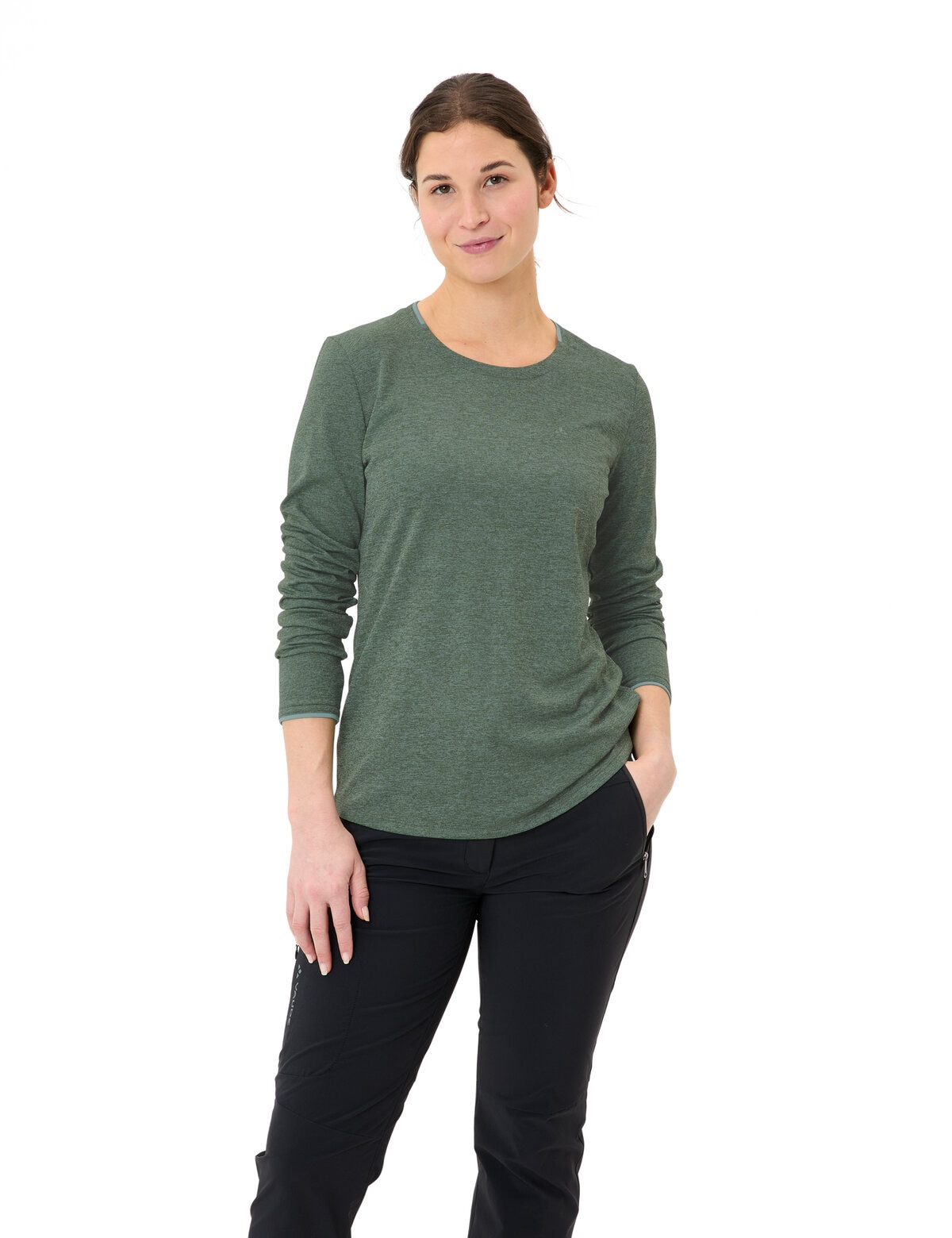 VAUDE Longsleeve »WOMEN'S ESSENTIAL LS T-SHIRT« 1 Stk. für sportliche Aktivitäten und Wanderungen, pflegeleicht