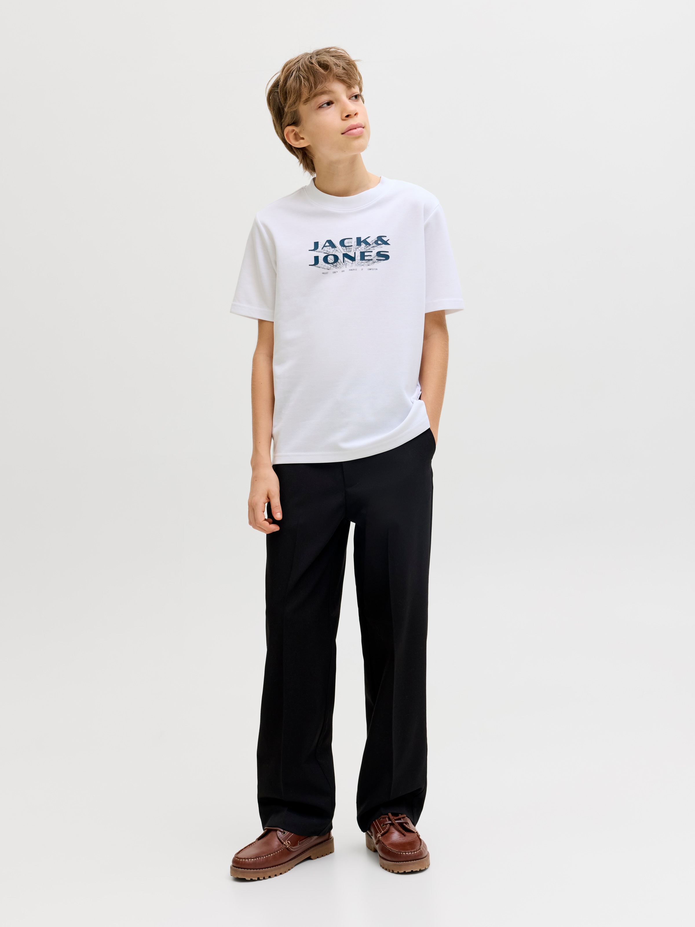 Jack & Jones Junior T-Shirt »JCOFUSION JJ BRANDING TEE SS CN JNR«