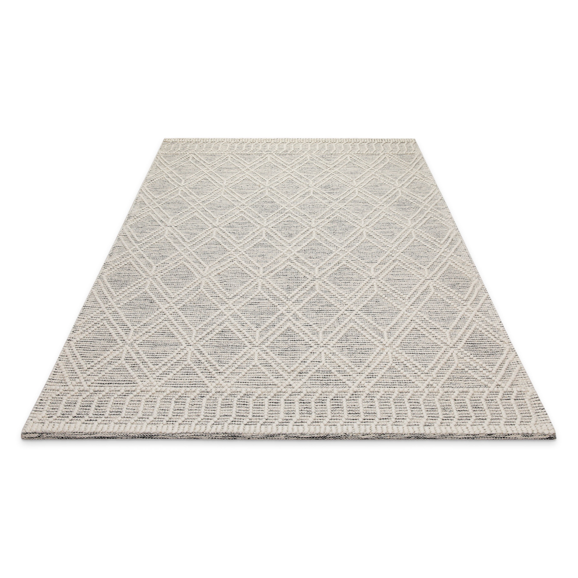 my home Teppich »Eleena«, rechteckig, 8 mm Höhe, 70% Wolle, handgewebt, Rau günstig online kaufen