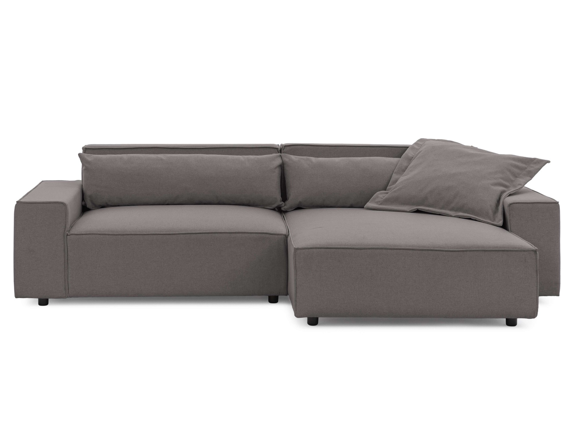 OTTO home Ecksofa »KINLEE Design-Sofa mit Recamiere rechts/links, Maße B/T/ günstig online kaufen