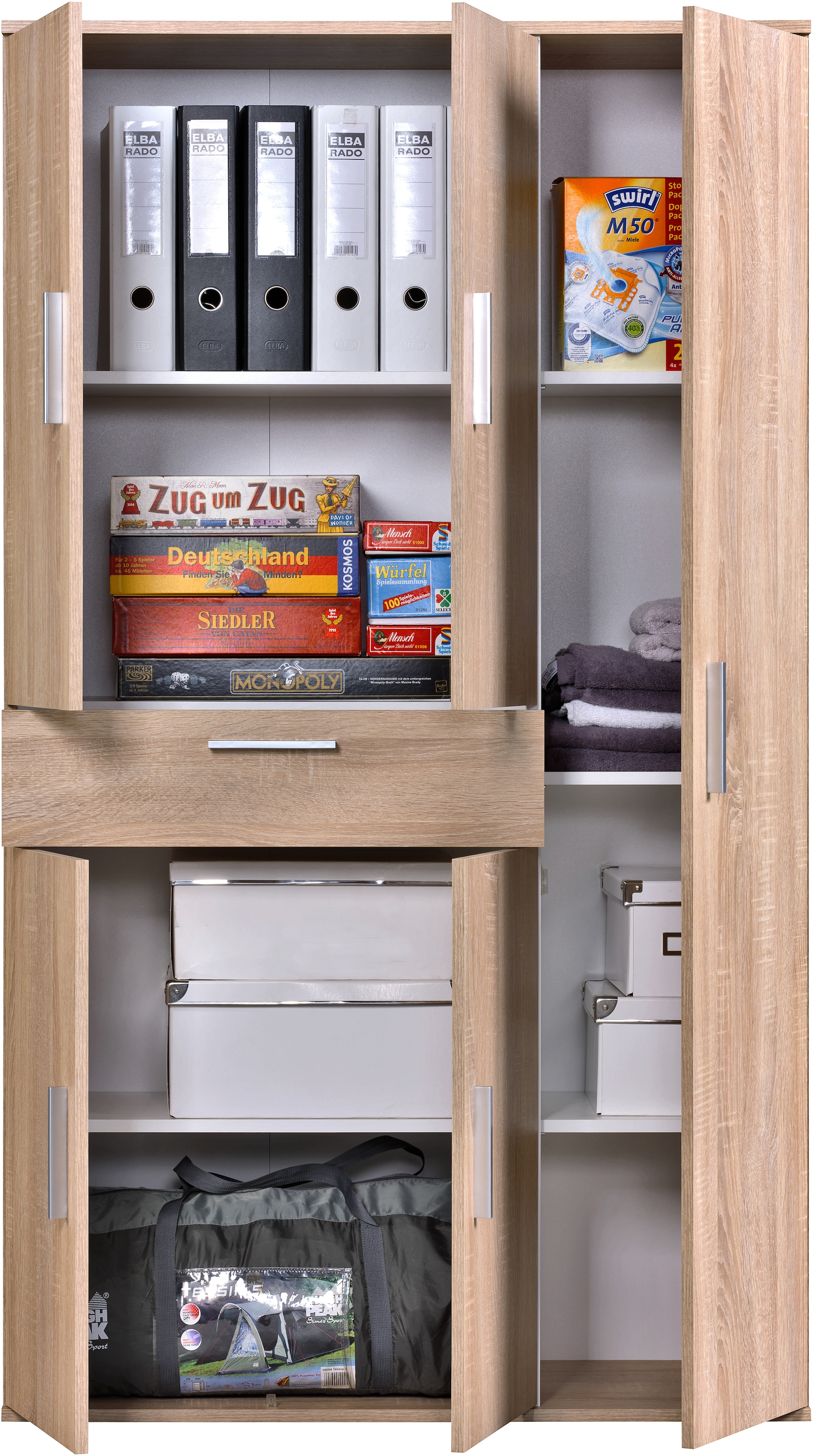 Procontour Mehrzweckschrank »Clara BESTSELLER!«, (OTTOs Choice), Höhe 167cm, mit variabel verstellbaren Einlegeböden