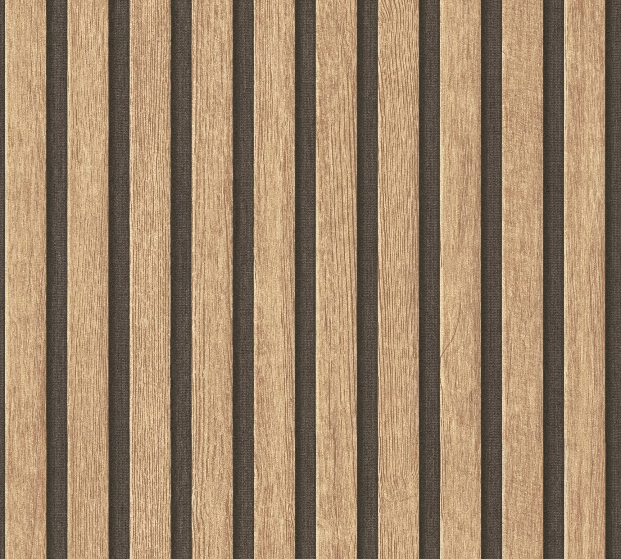 A.S. Création Vliestapete »PrintWalls II Skandinavische Holzpaneele«, matt-gemustert-neutral, Holzoptik Vlies Vlies Wand Tapeten Wohnzimmer Schlafzimmer Küche Optik