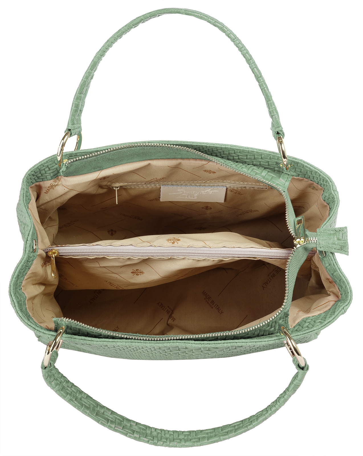 Samantha Look Shopper, echt Leder, Made in Italy
