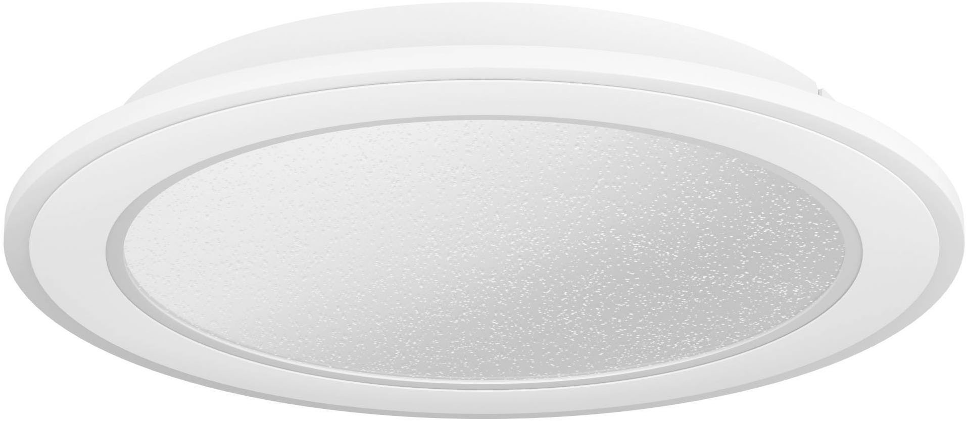 EGLO Deckenleuchte »Macchoni Deckenlampe, Kristall Deckenleuchte mit Fernbe günstig online kaufen