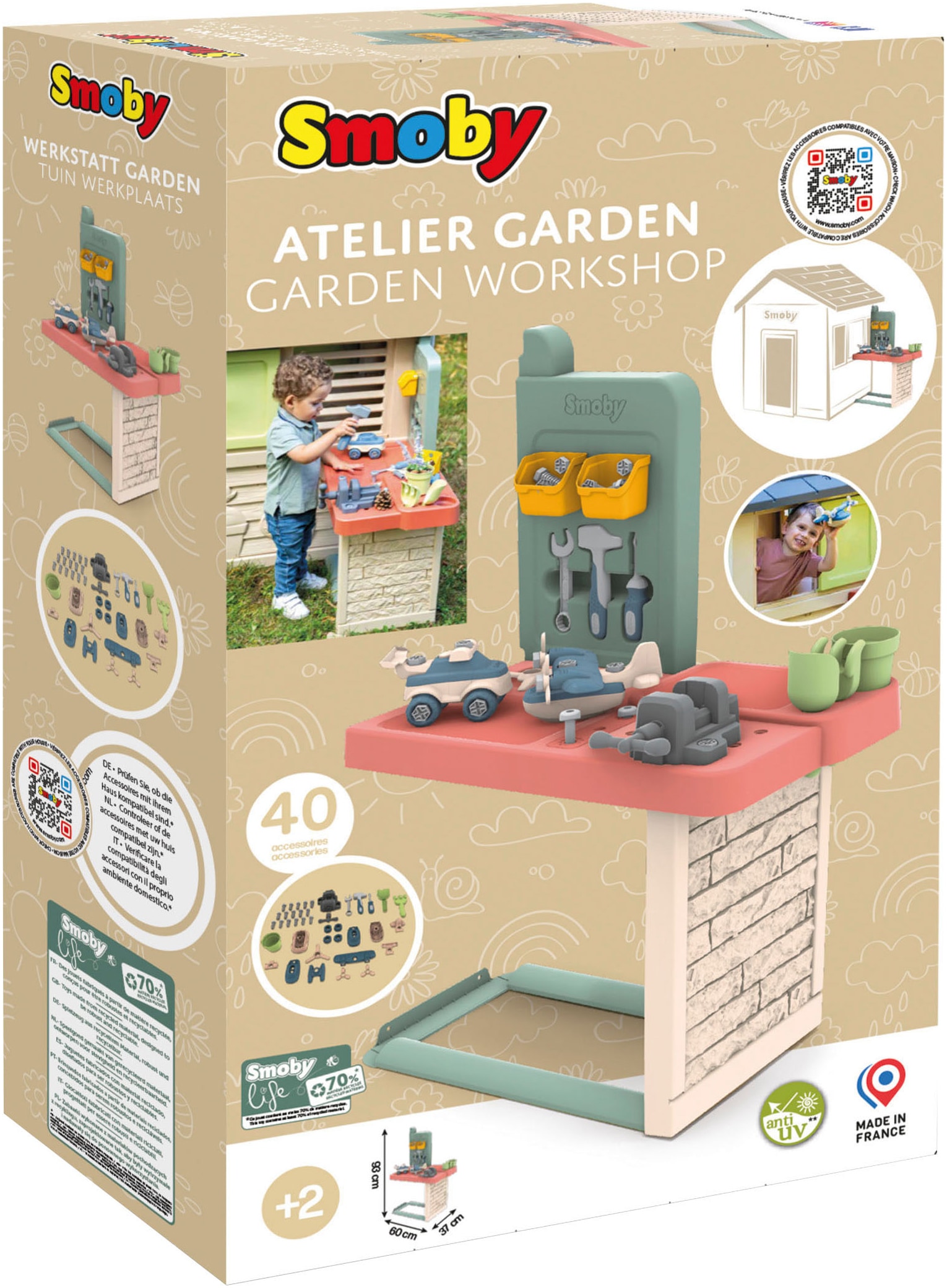 Smoby Spielhaus »Smoby Life Werkbank«