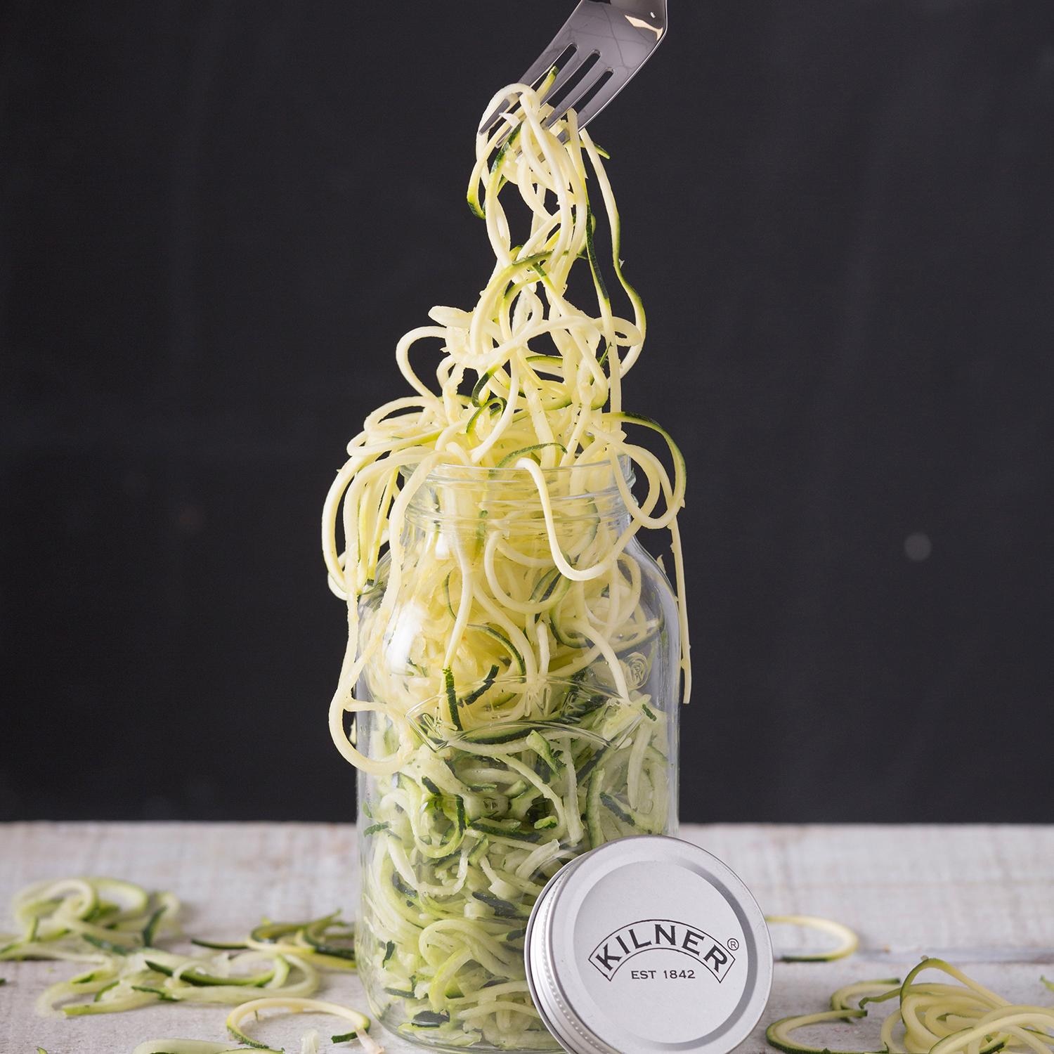 KILNER Spiralschneider »(Kilner-Glas mit Spiraliser-Aufsatz)«, 1 Liter