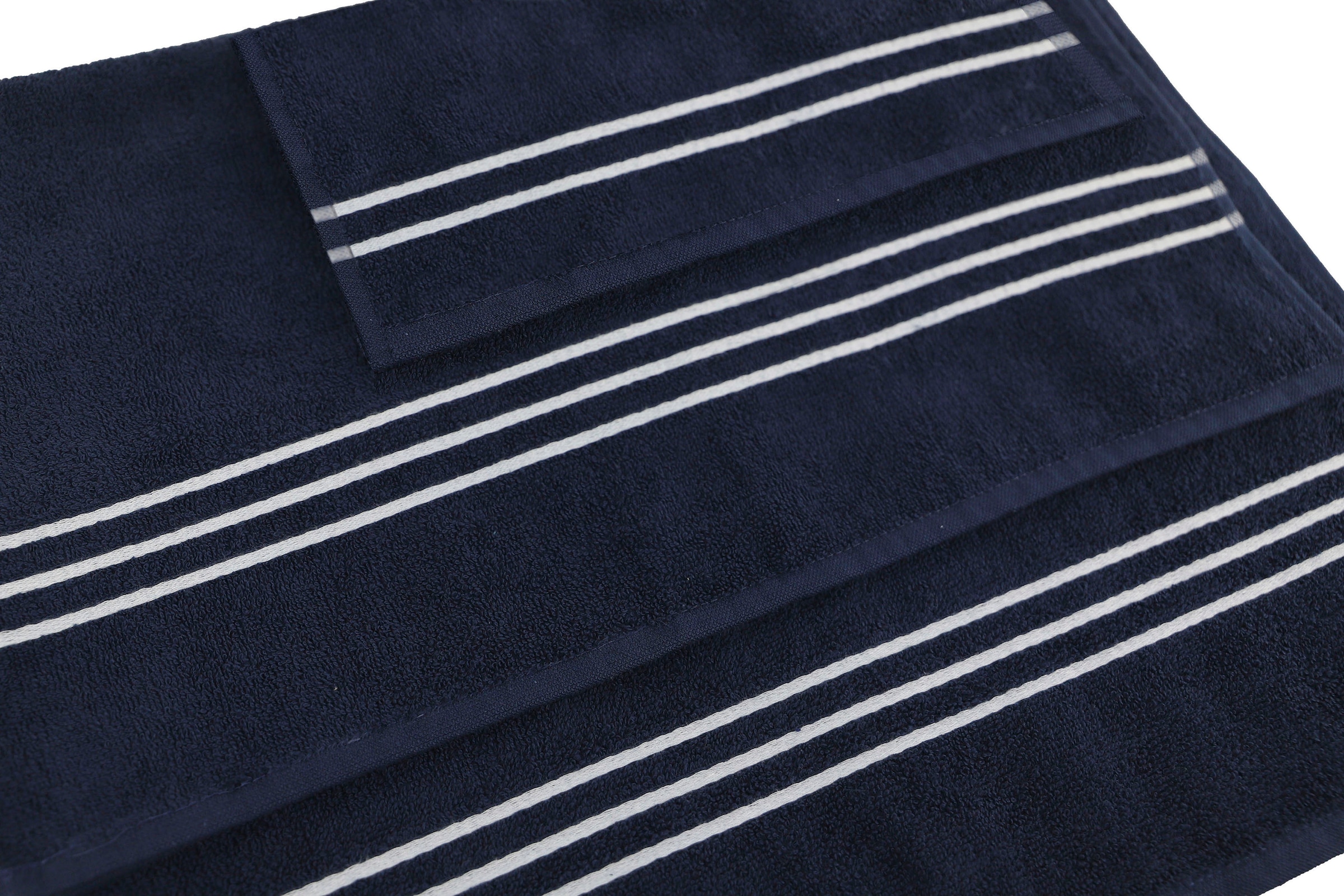 KangaROOS Handtuch Set »Dalia«, Set, 6 tlg., Walkfrottier, mit  Streifenbordüre, einfarbiges Handtuch-Set aus 100% Baumwolle bequem und  schnell bestellen