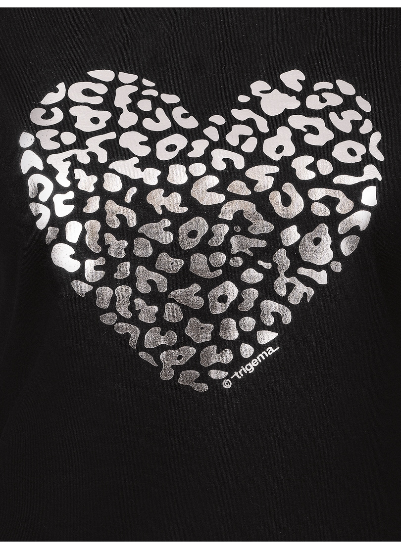 Trigema T-Shirt »TRIGEMA T-Shirt kaufen Herz im online Leo-Print-Look«