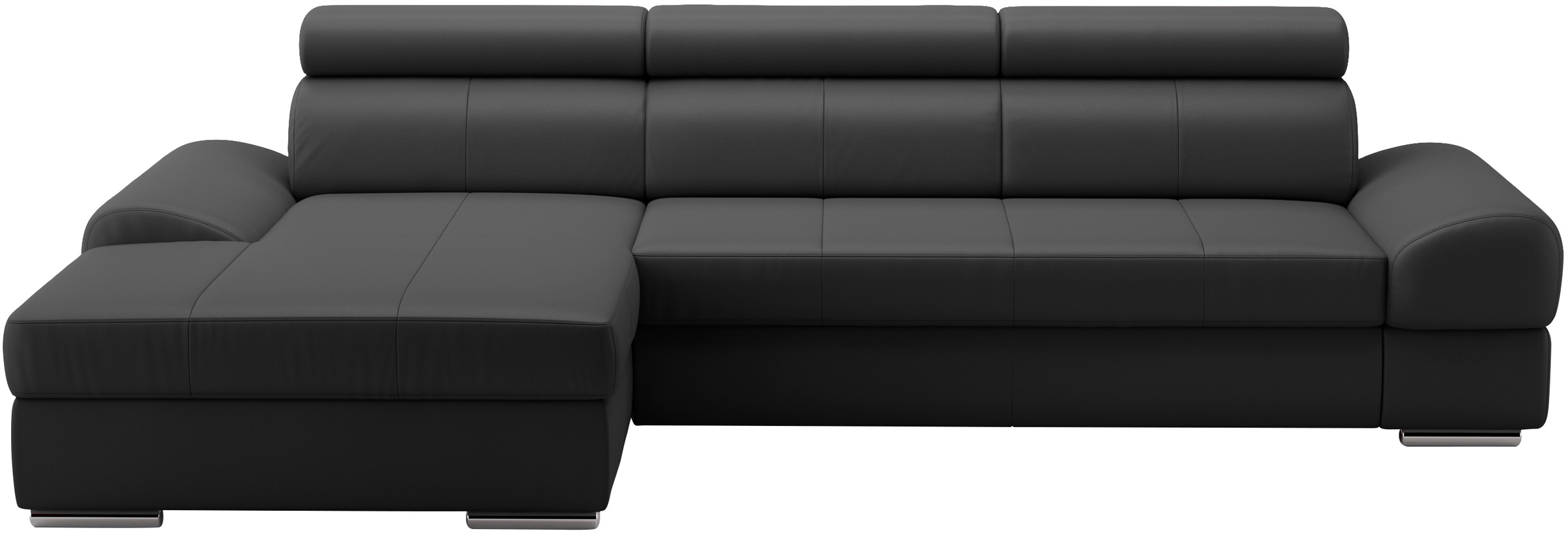 sit&more Ecksofa Broadway, mit verstellbaren Kopfteilen, wahlweise mit Bettfunktion