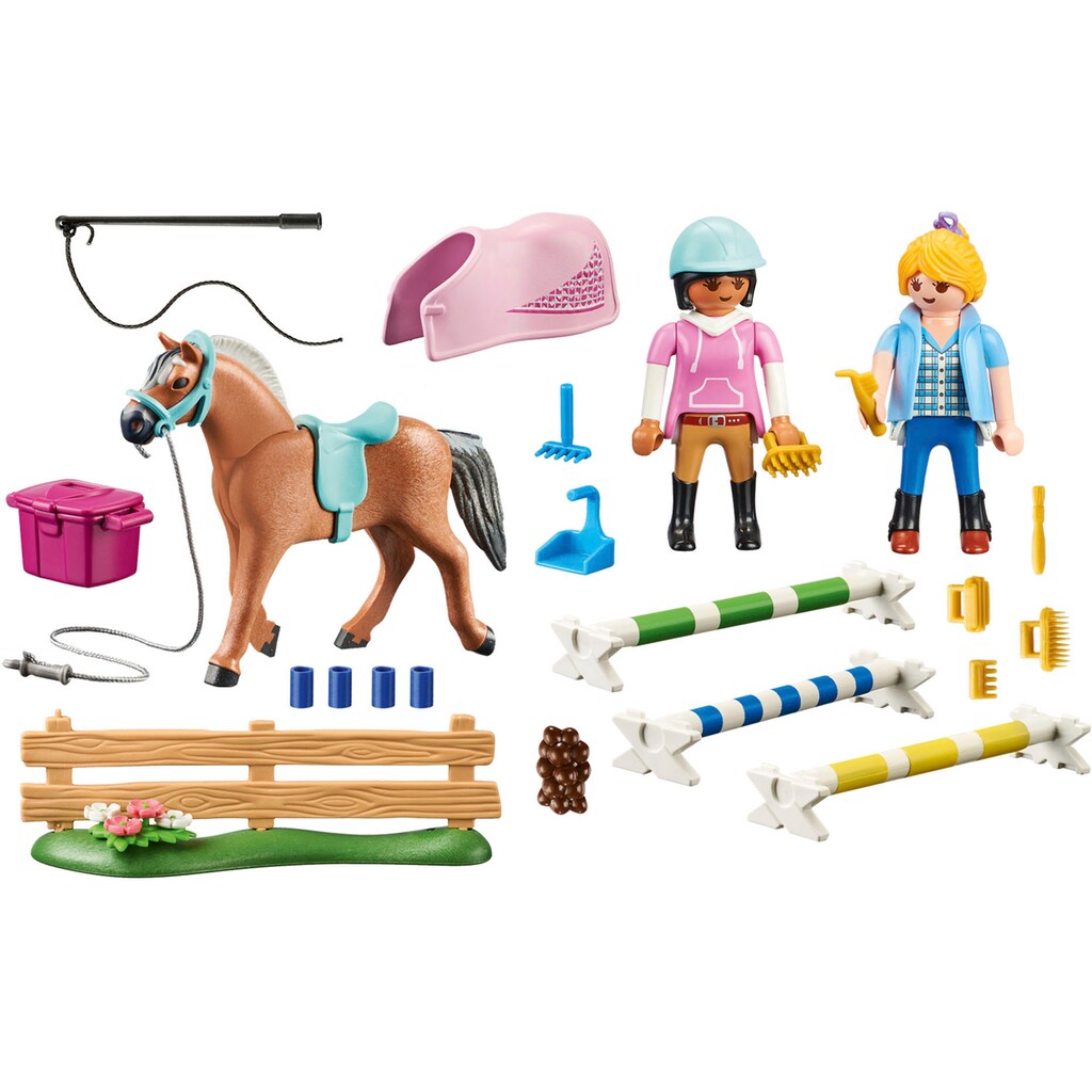 Playmobil® Konstruktions-Spielset »Reitunterricht (71242), Country«, (37 St.)