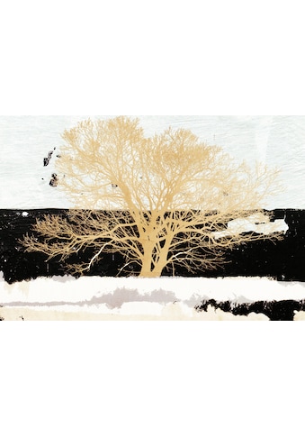my home Wandbild »ALESSIO APRILE / Golden Tree«, (auf 12 mm MDF Platte, 100/1,2/70 cm) kaufen