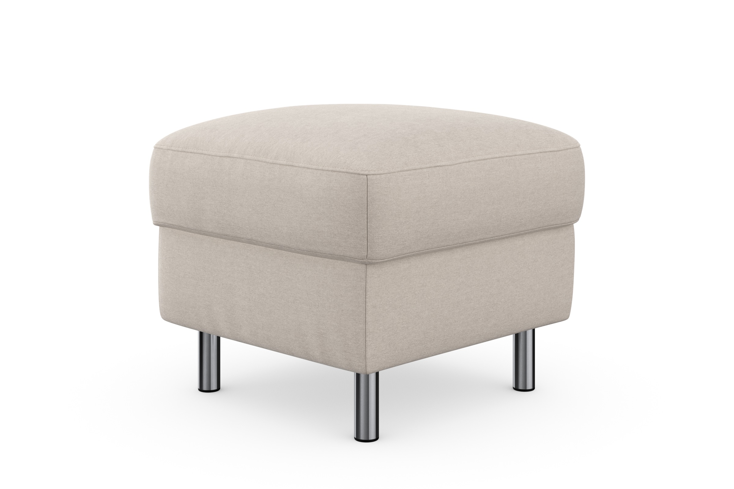 sit&more Stauraumhocker »Sinatra«, Sitzfläche ist abnehmbar, chromfarbene Metallfüße